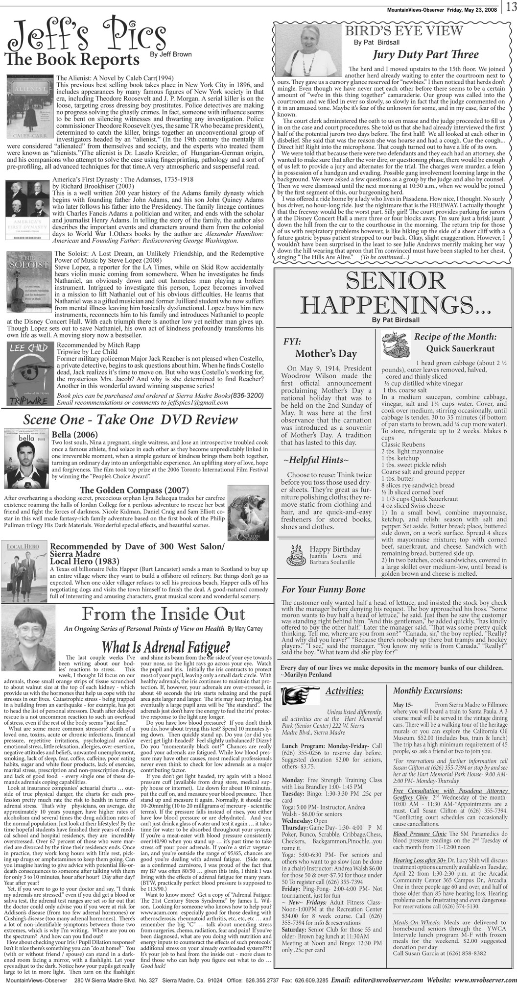 newspaper page