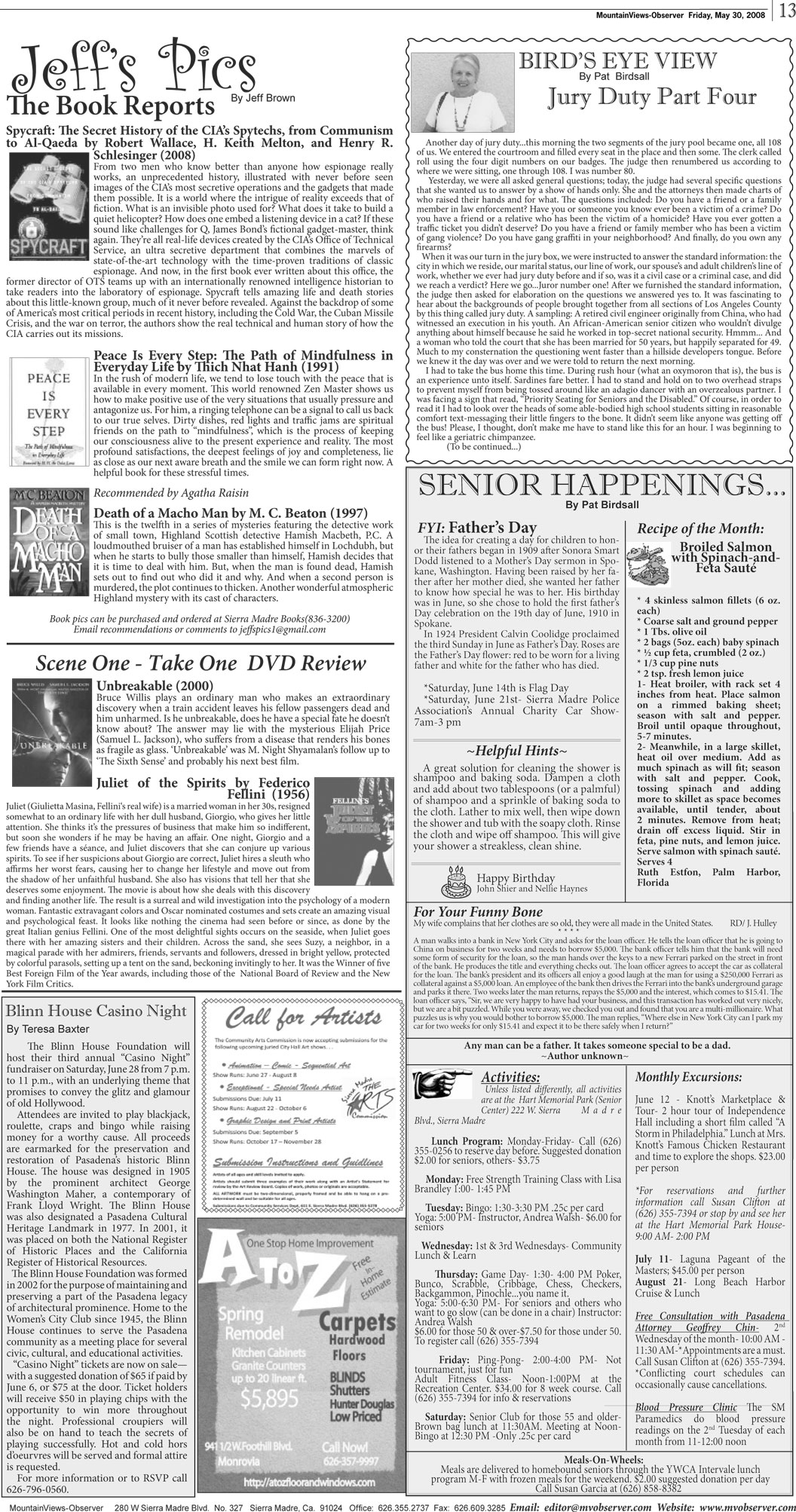 newspaper page