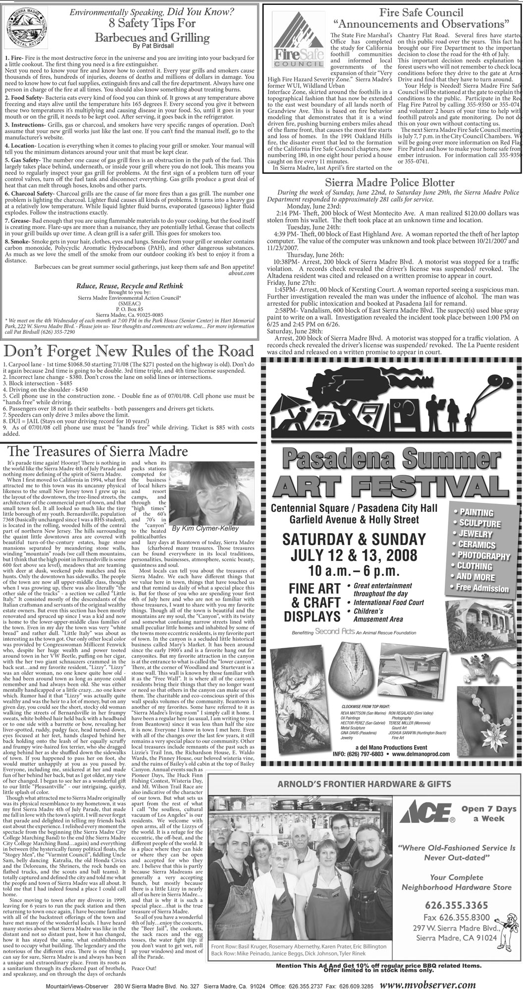 newspaper page