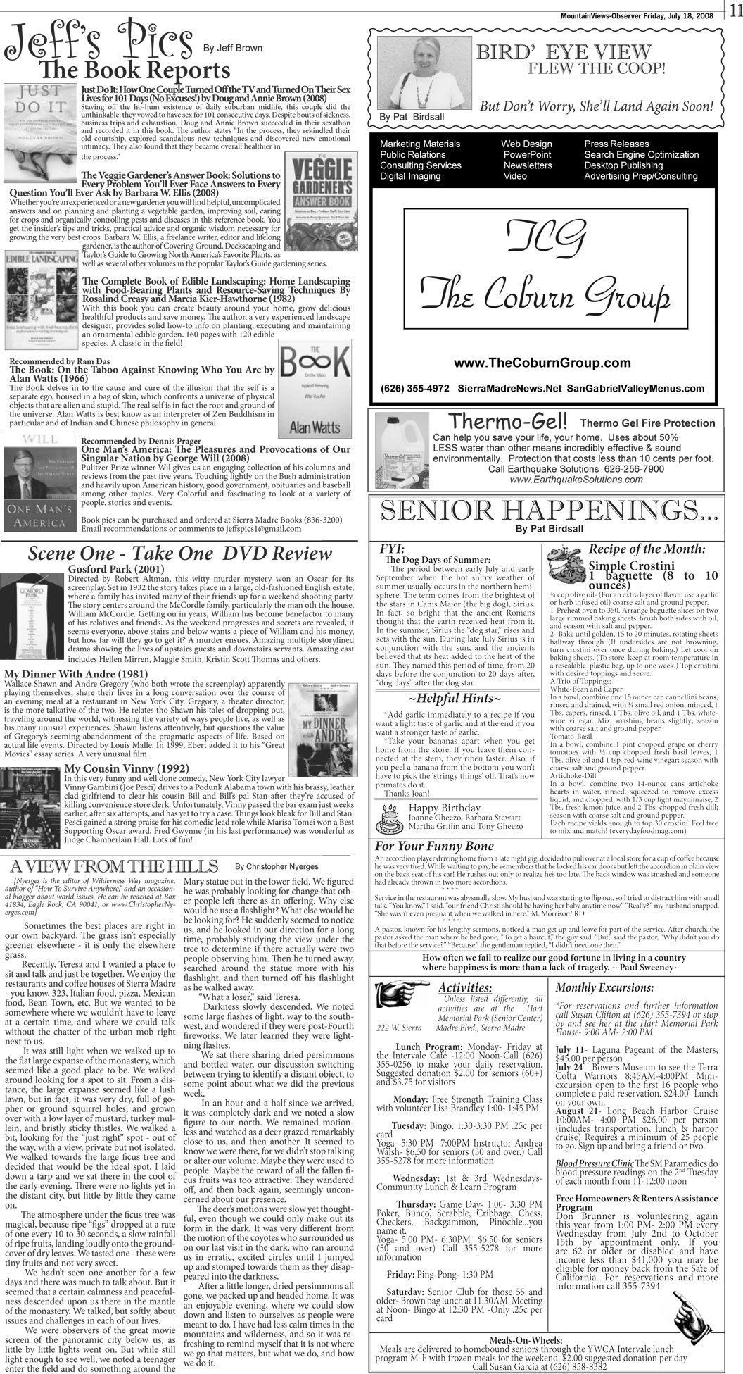 newspaper page