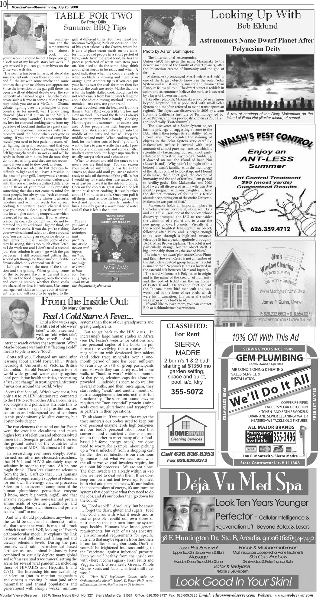 newspaper page