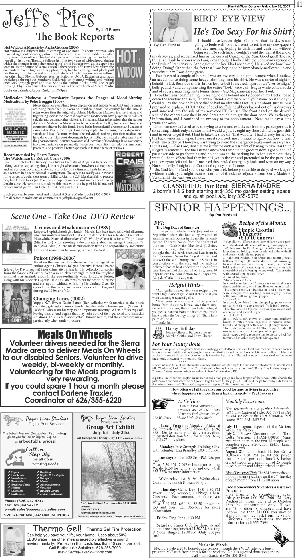 newspaper page