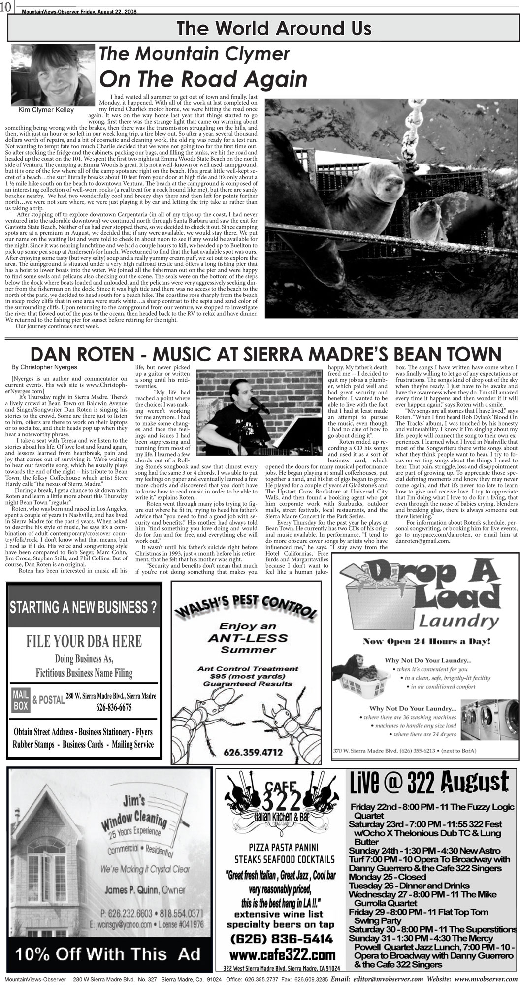 newspaper page