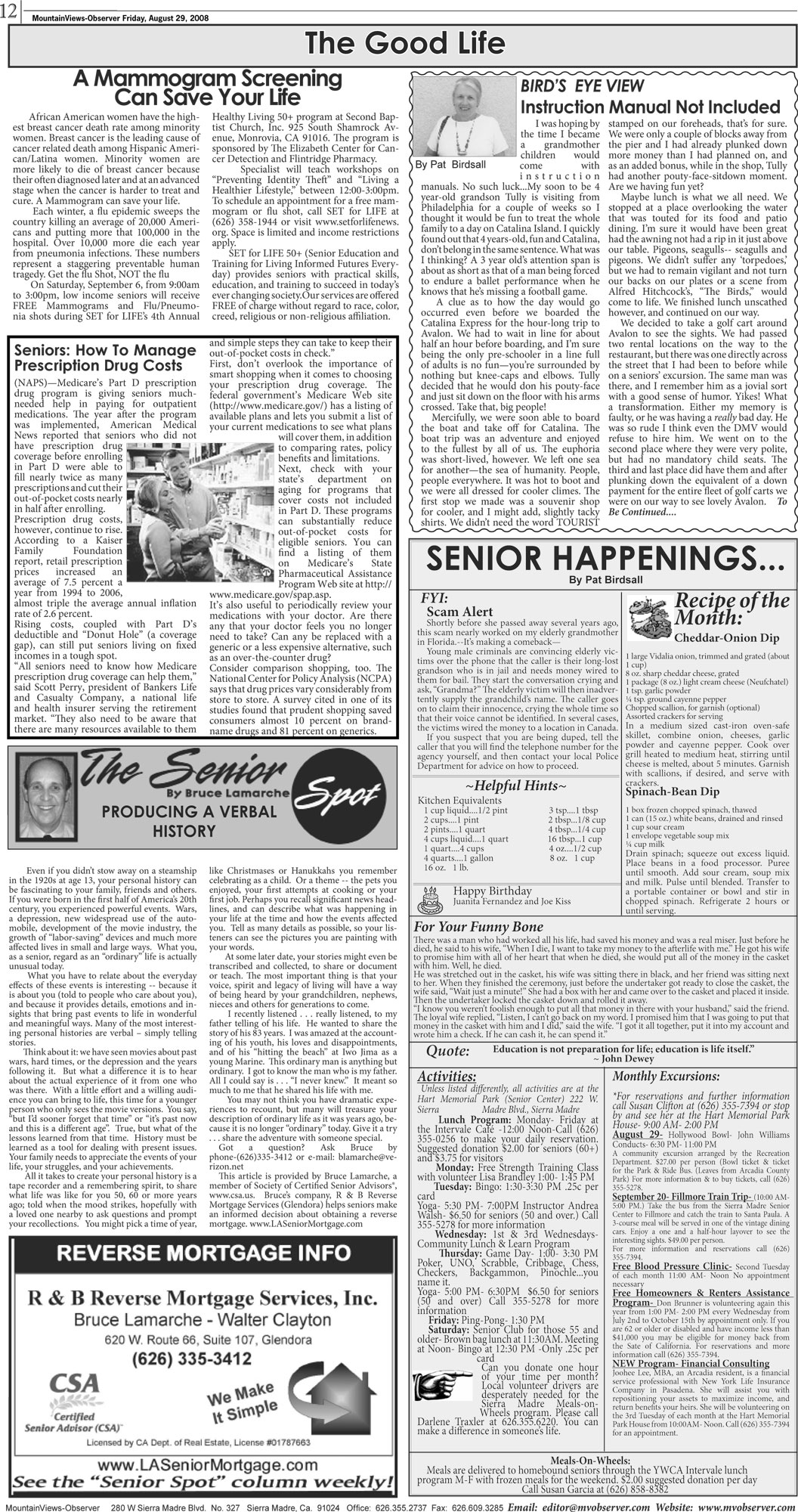 newspaper page