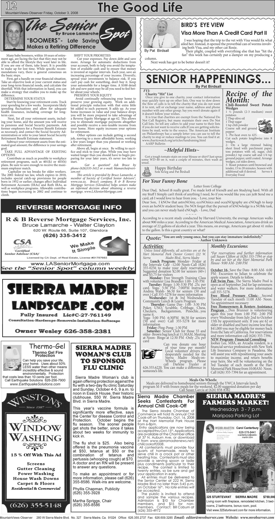 newspaper page