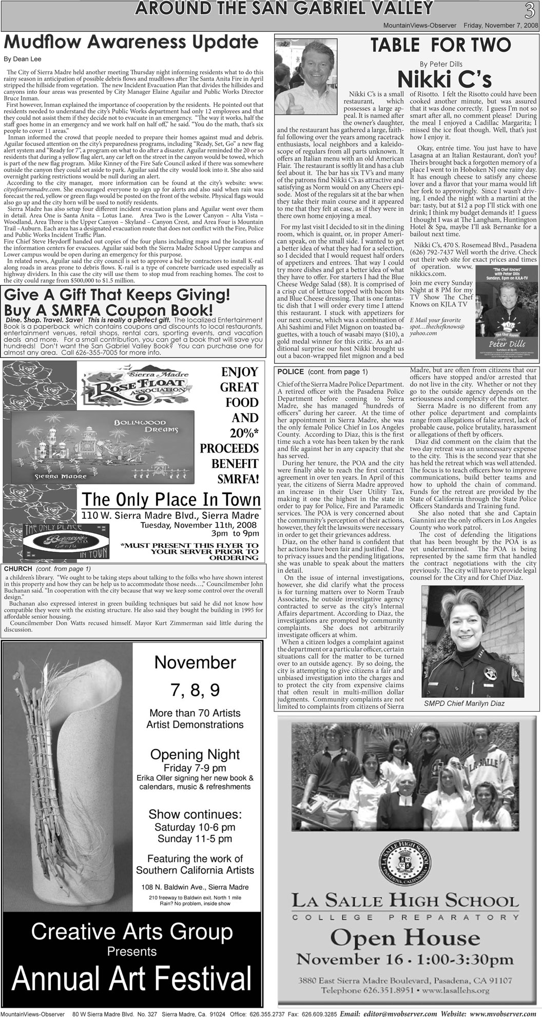 newspaper page