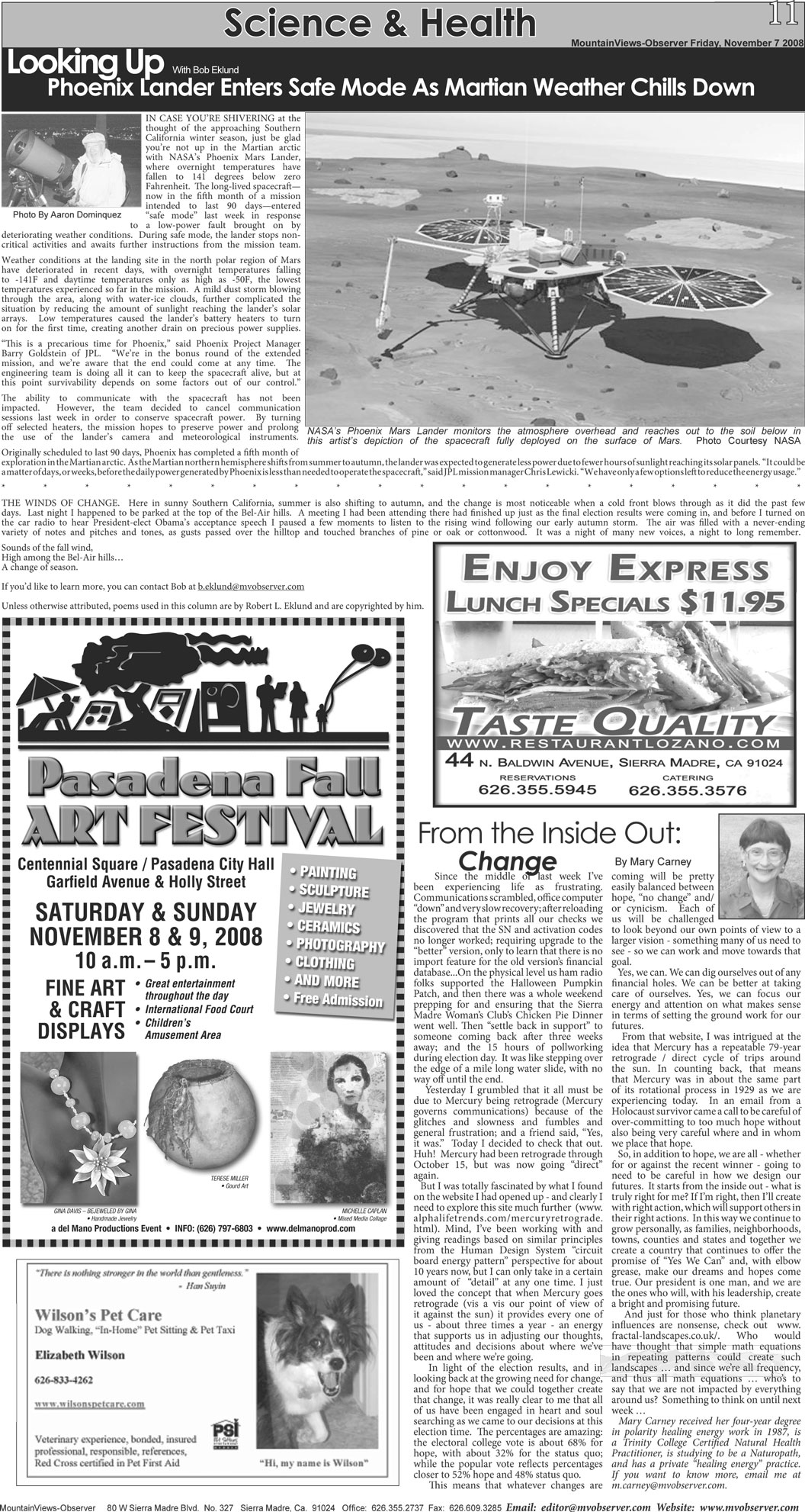 newspaper page