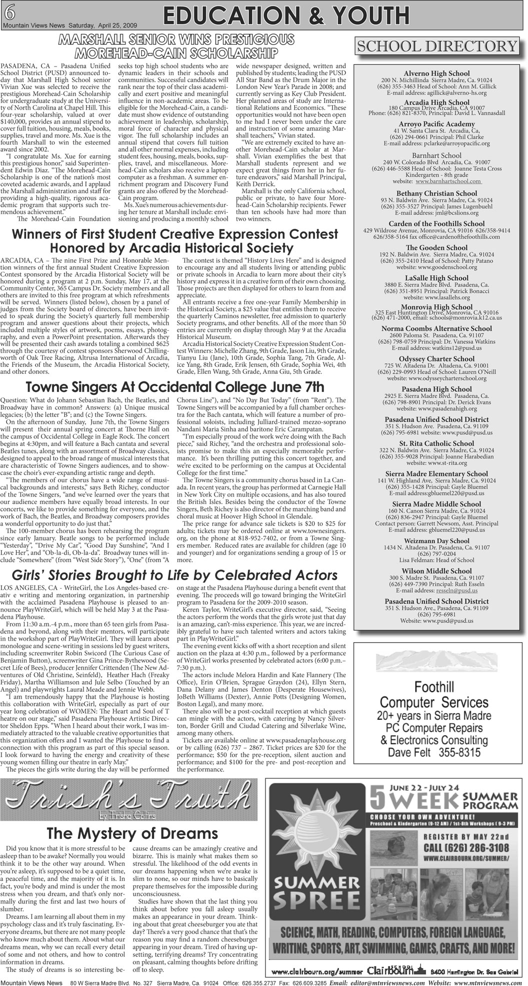 MVNews this week:  Page 6