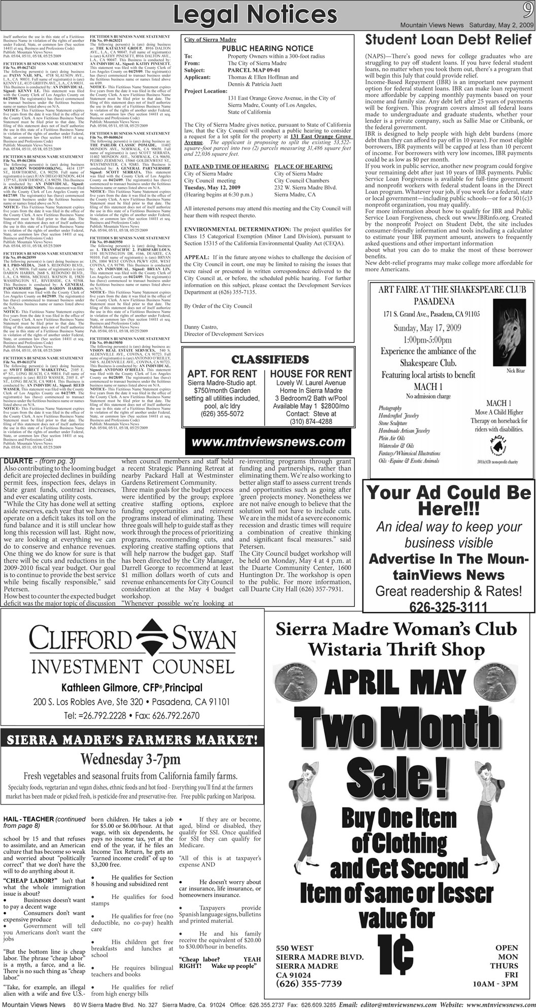 MVNews this week:  Page 9