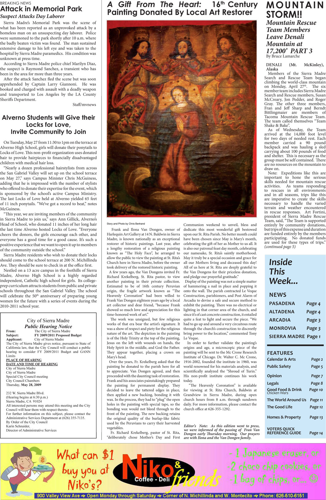 MVNews this week:  Page 1