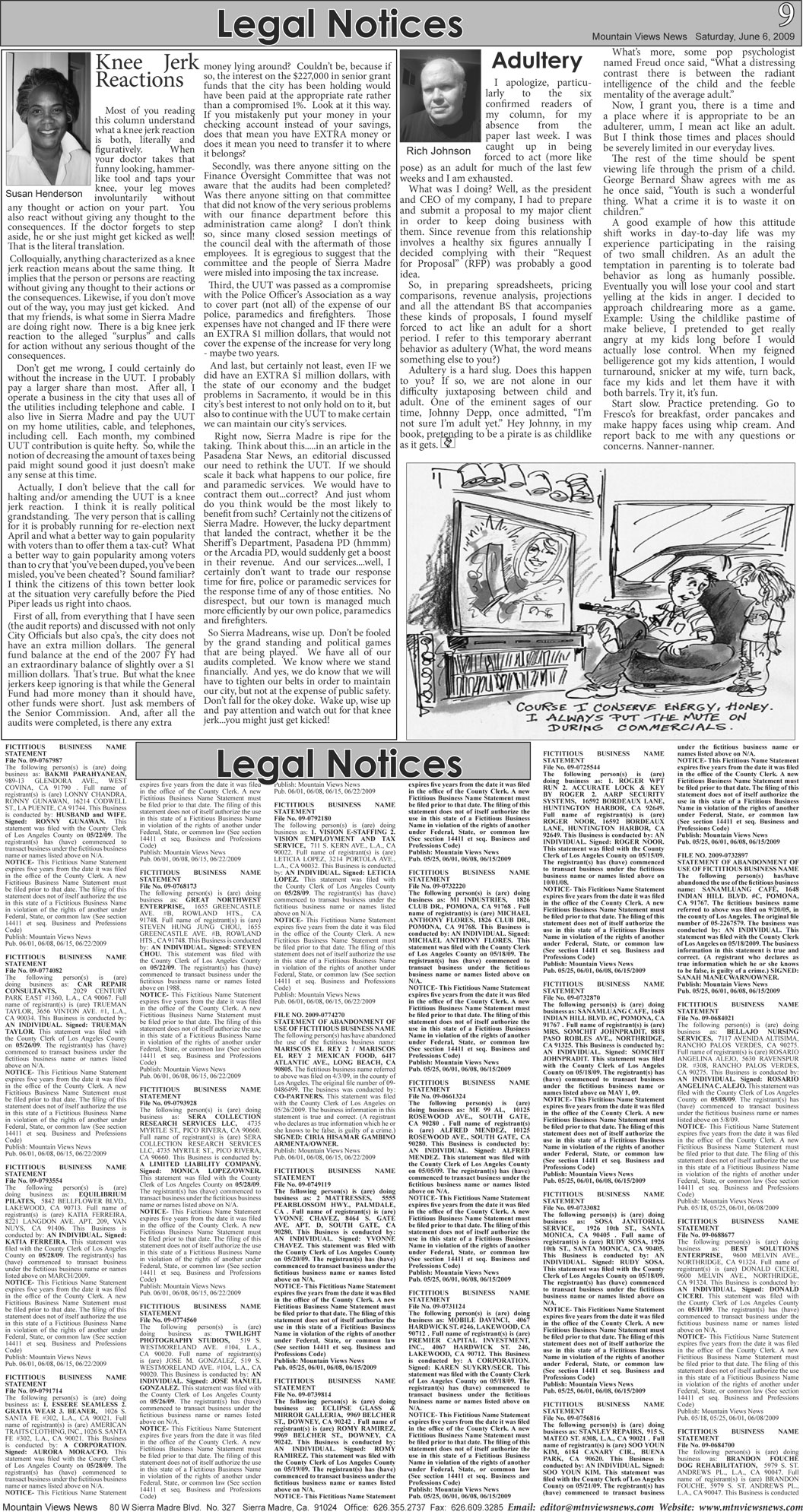 MVNews this week:  Page 9