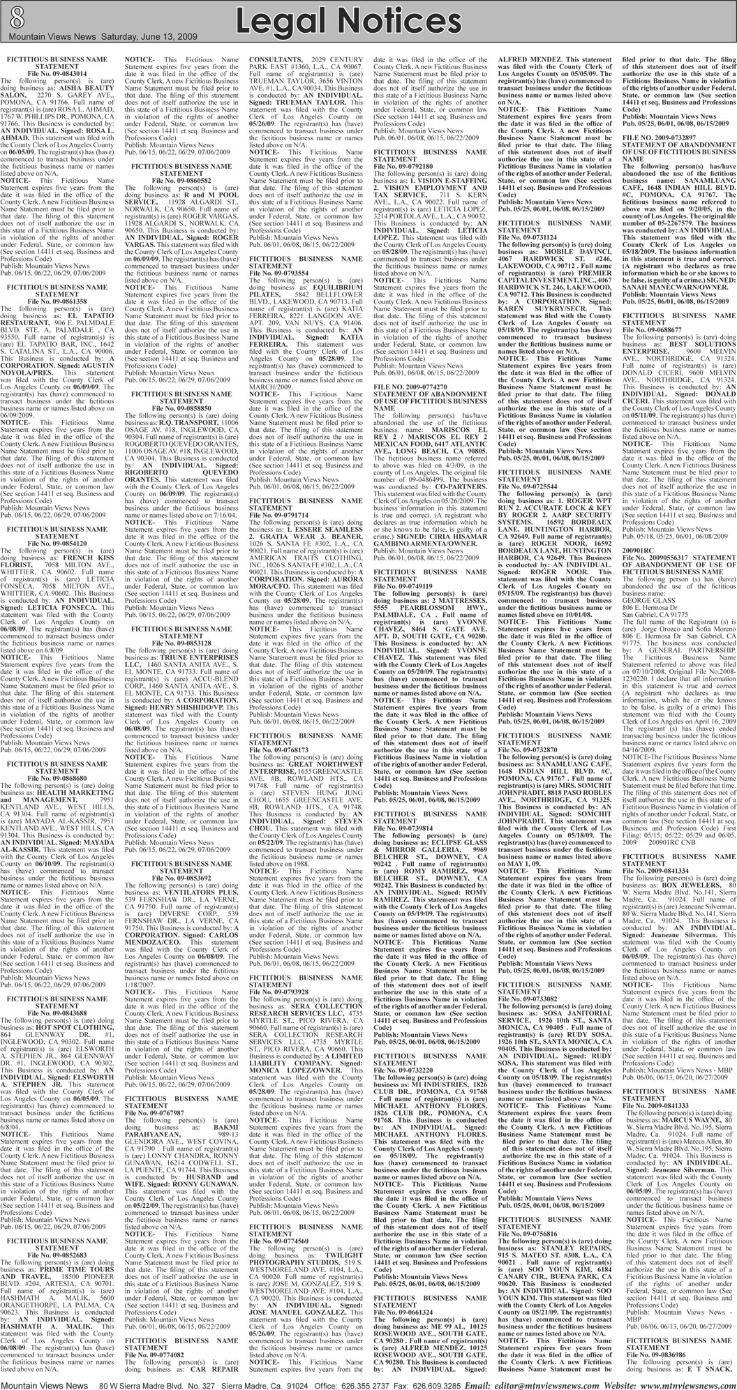 MVNews this week:  Page 8