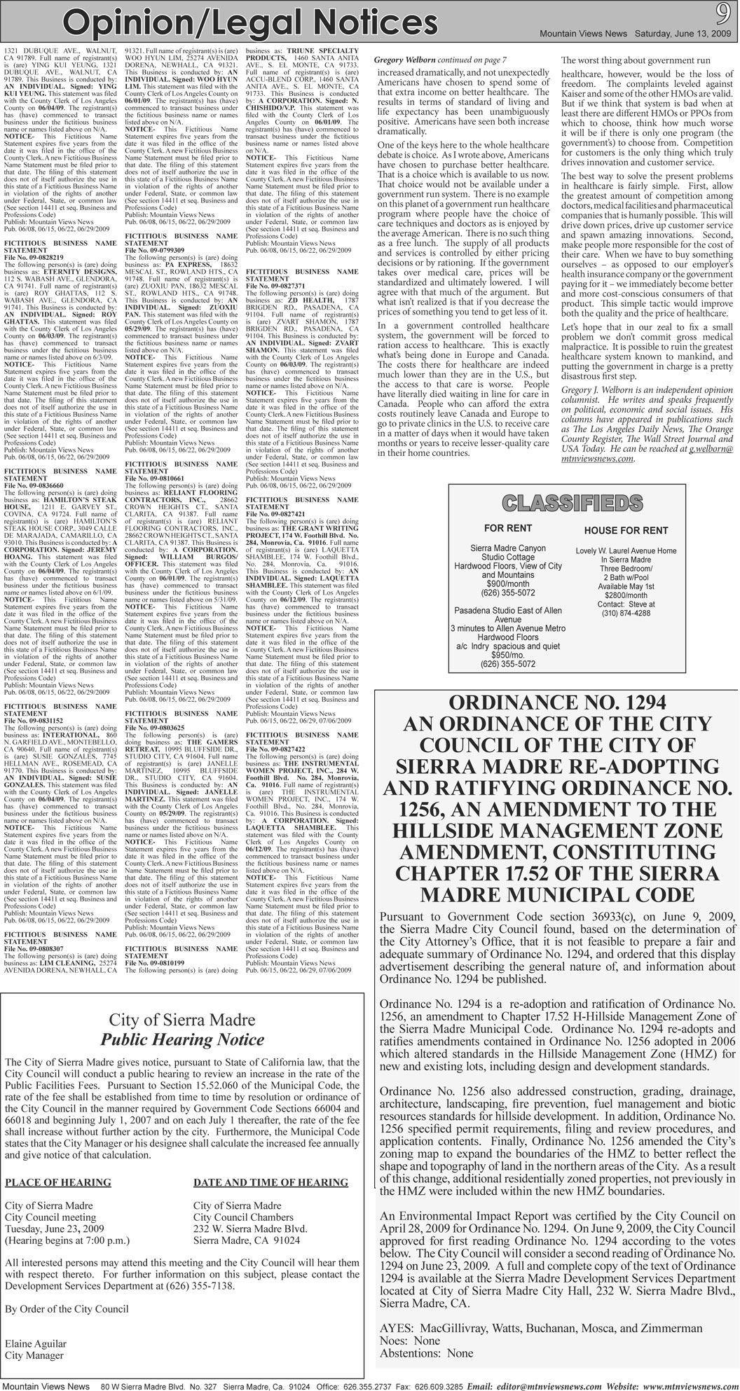 MVNews this week:  Page 9