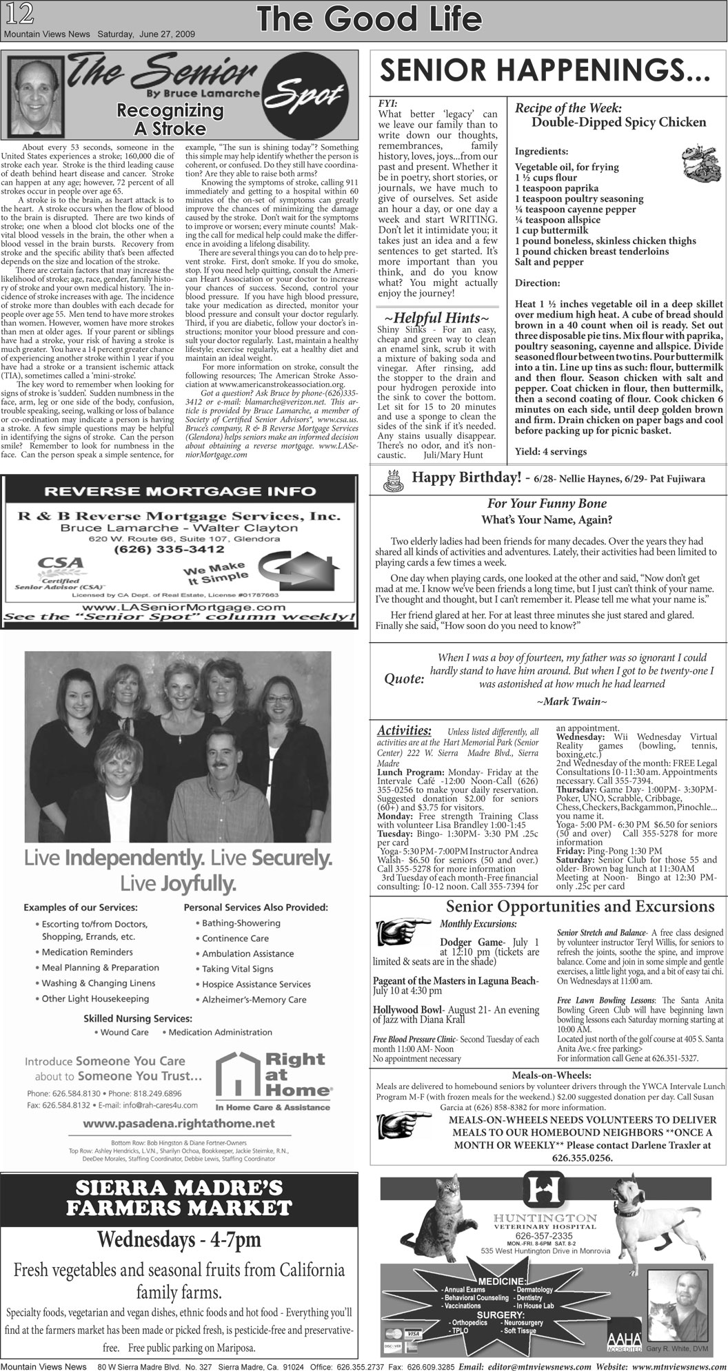 MVNews this week:  Page 12