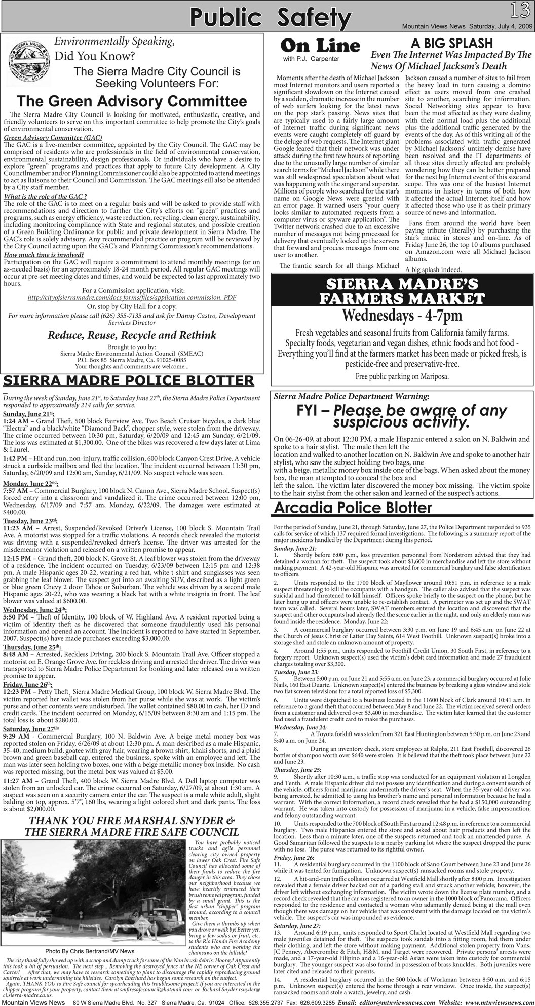 MVNews this week:  Page 13