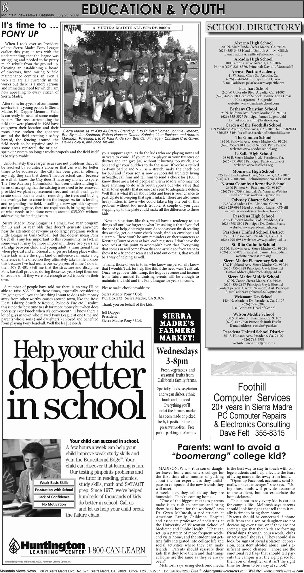 MVNews this week:  Page 6