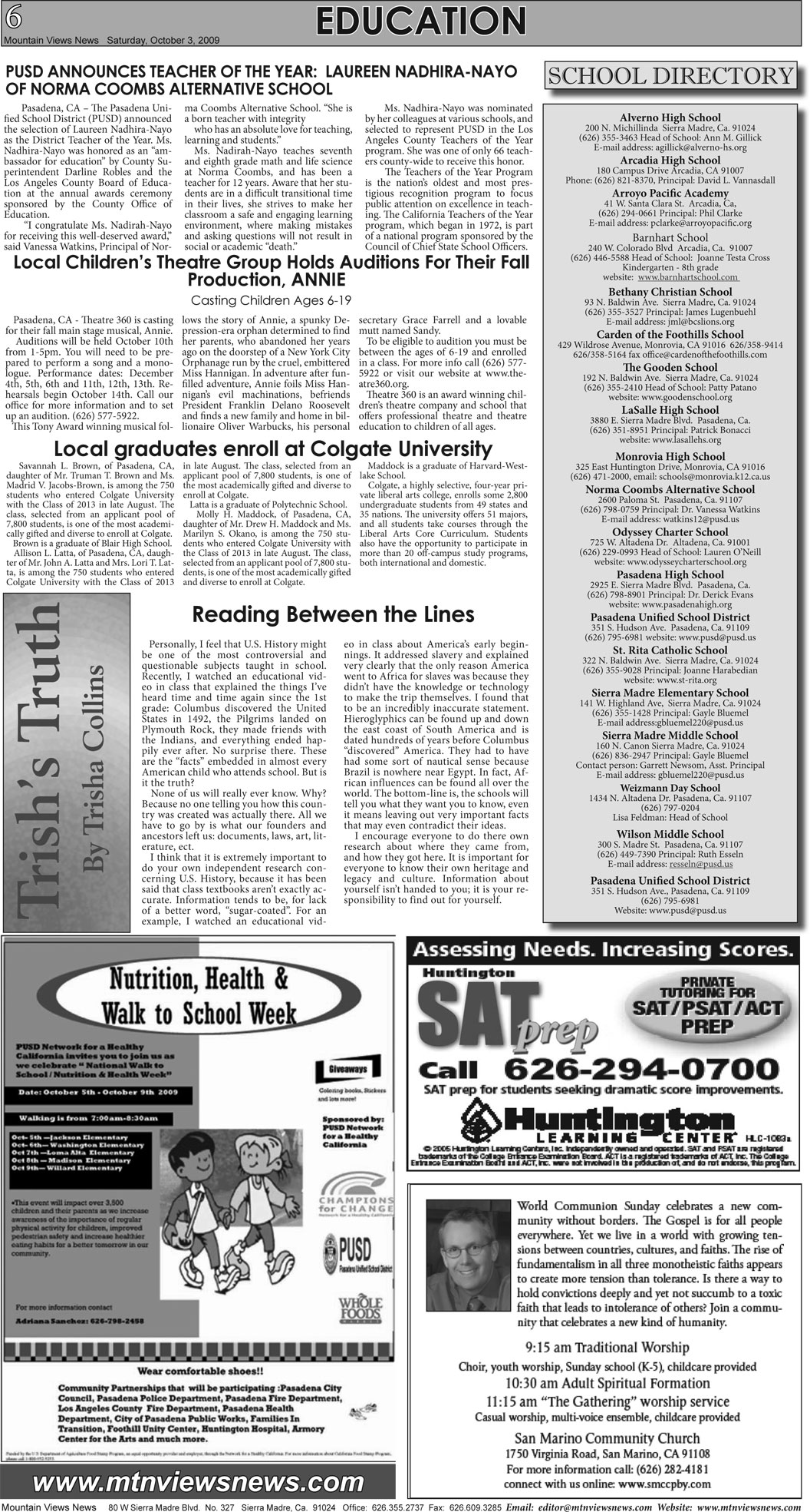 MVNews this week:  Page 6