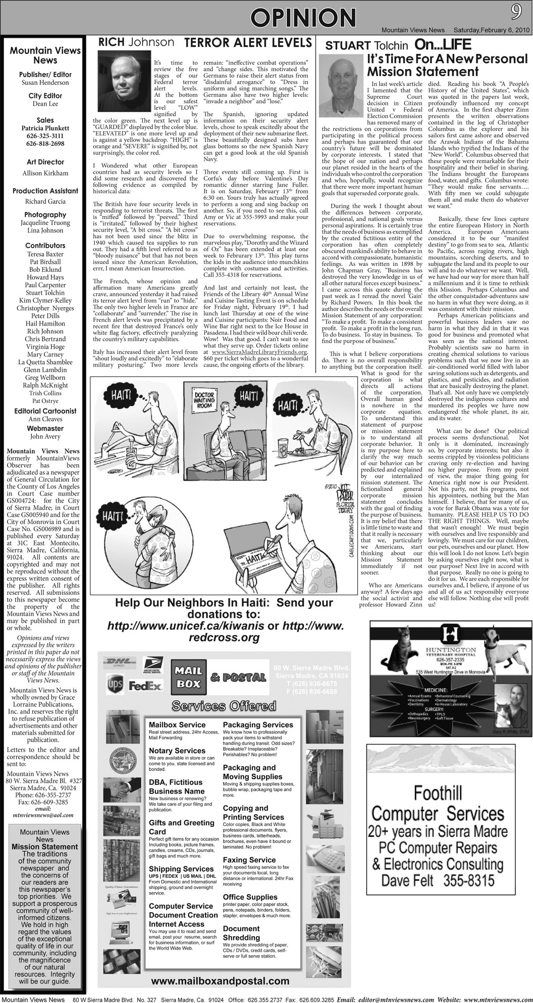 MVNews this week:  Page 9