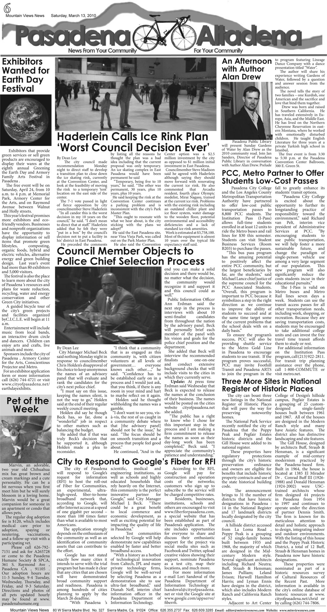 MVNews this week:  Page 6