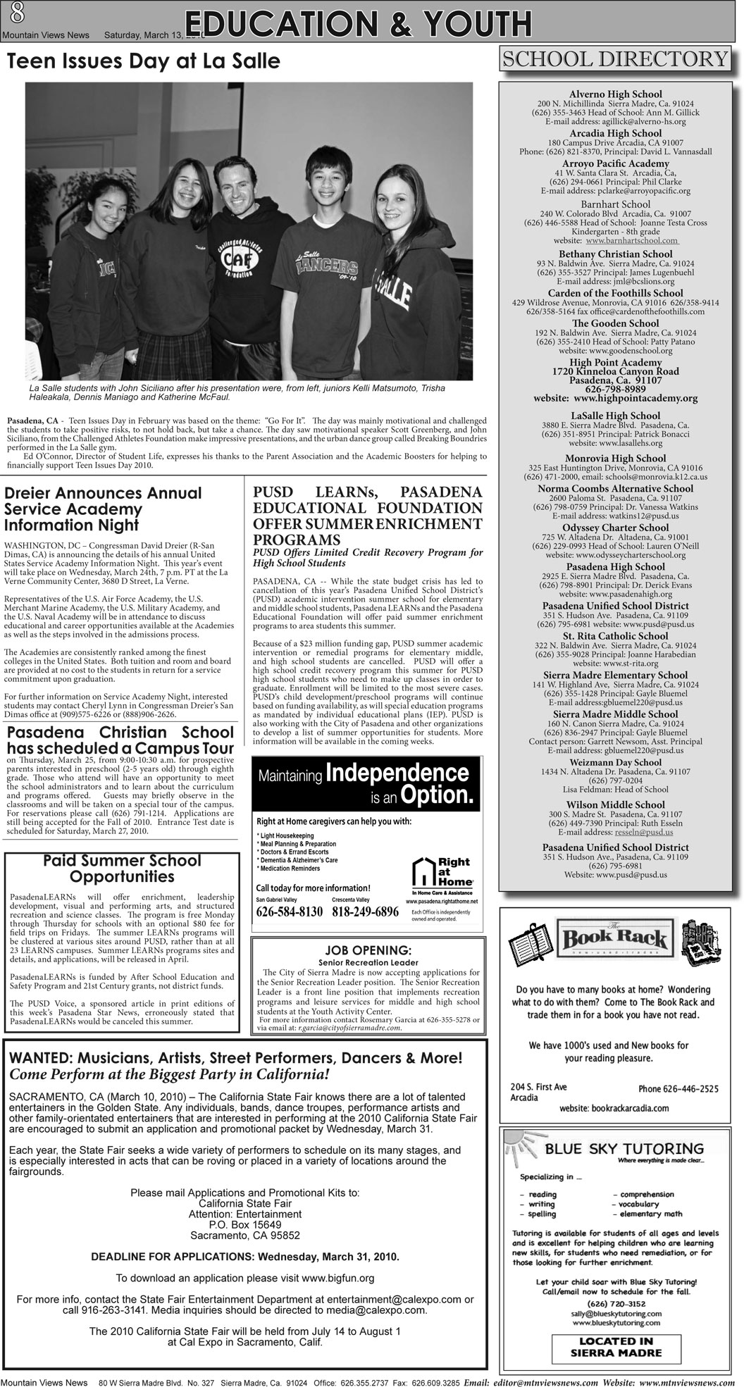 MVNews this week:  Page 8