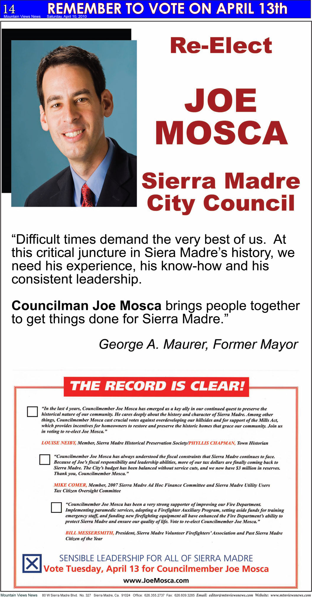 MVNews this week:  Page 14