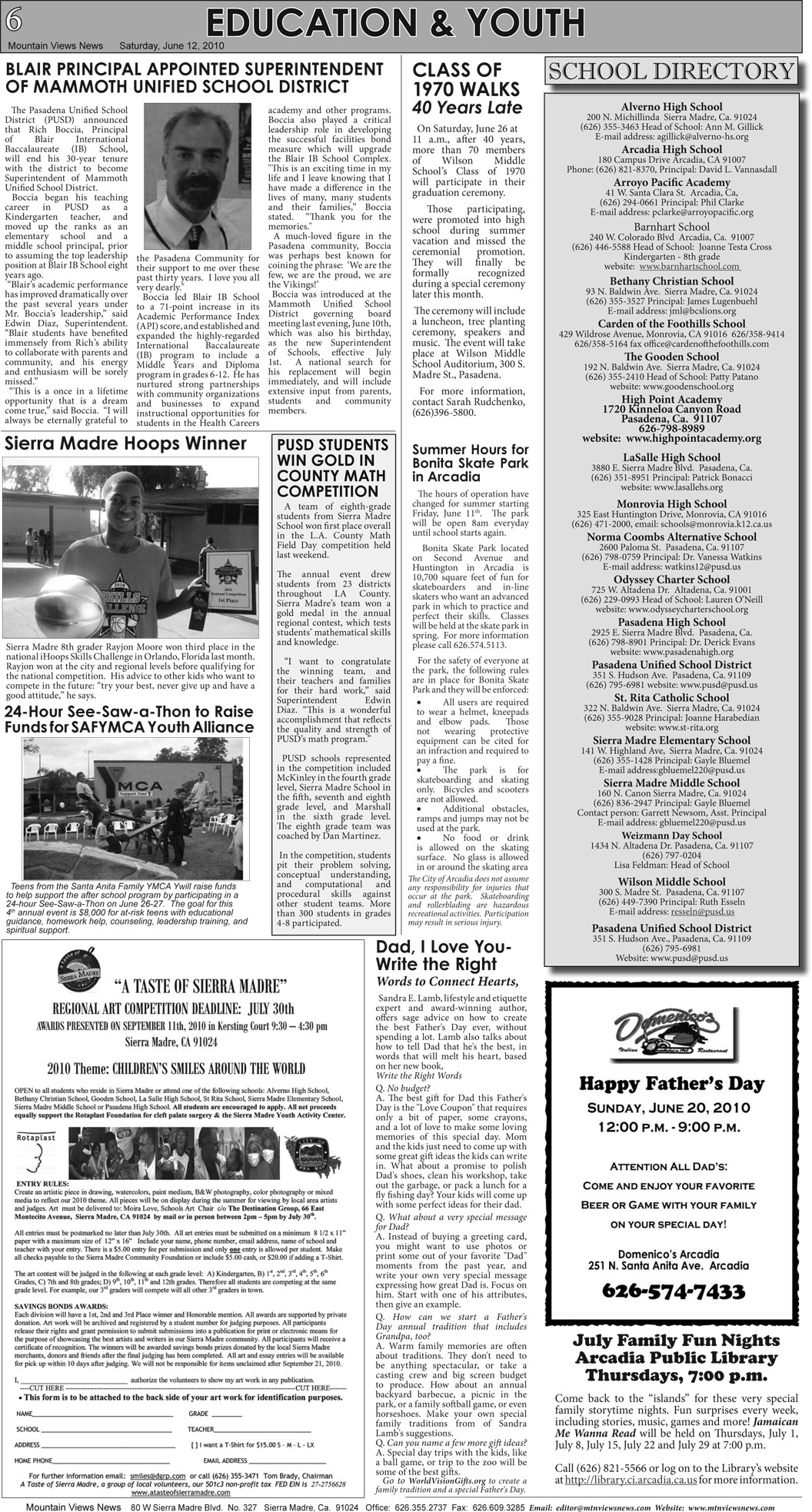 MVNews this week:  Page 6