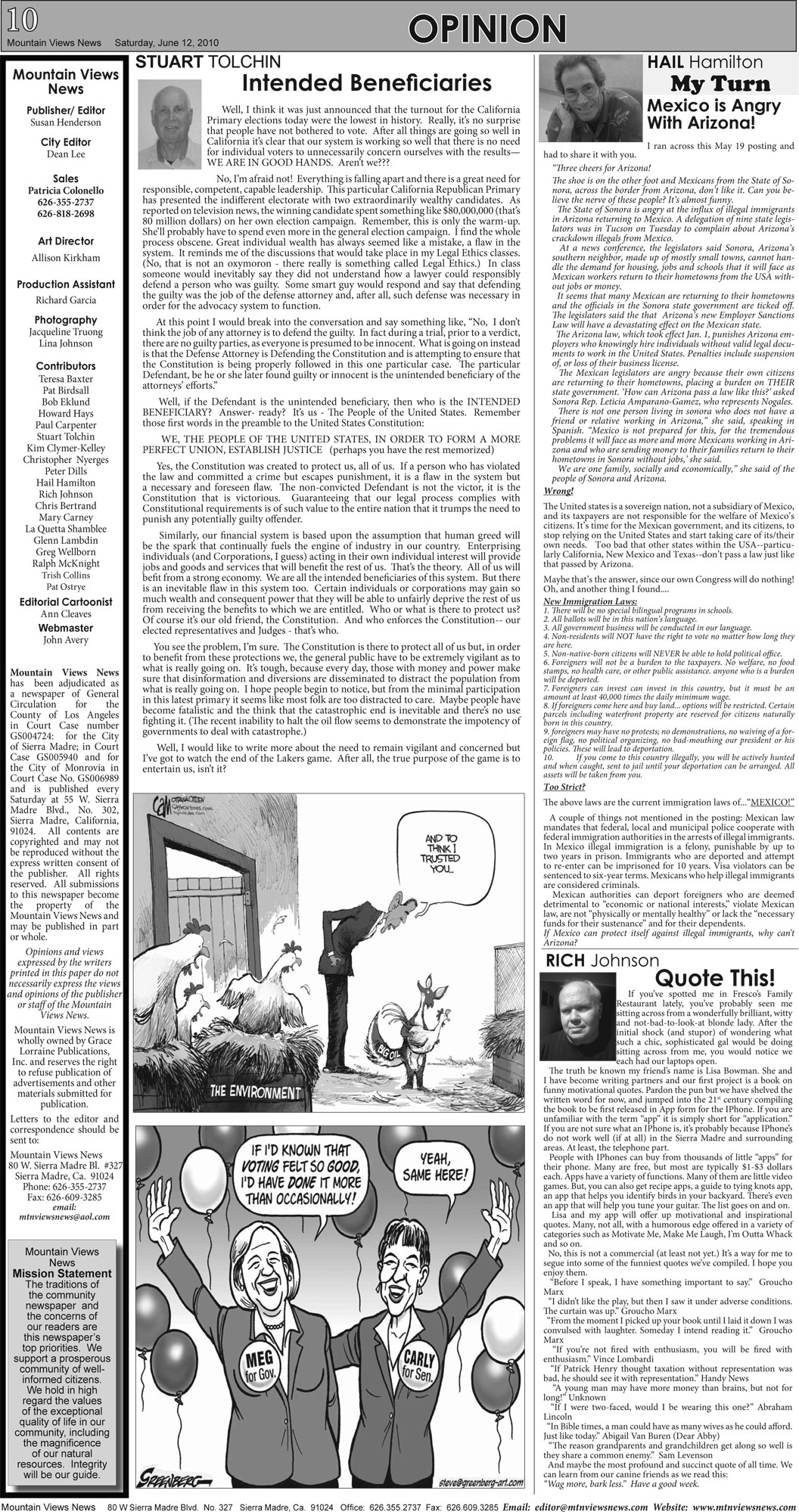 MVNews this week:  Page 10