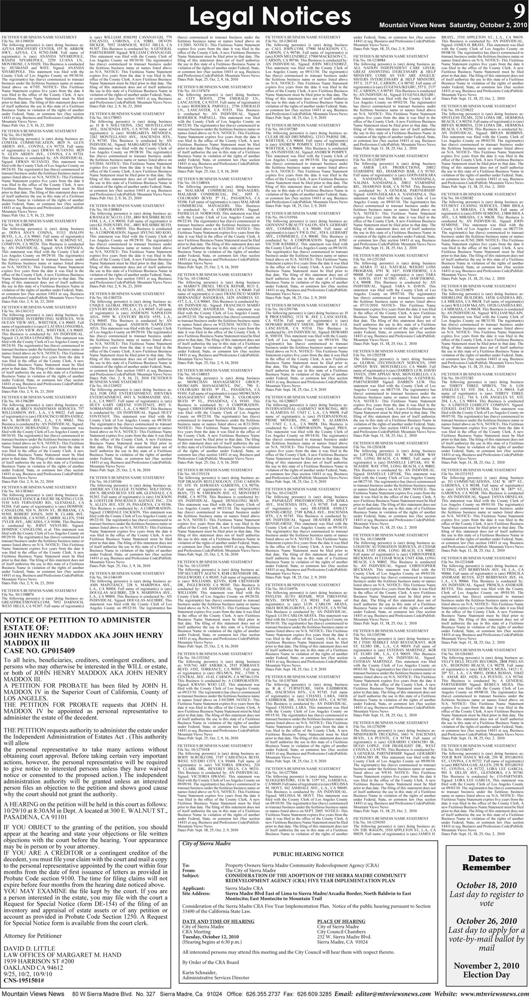 MVNews this week:  Page 9