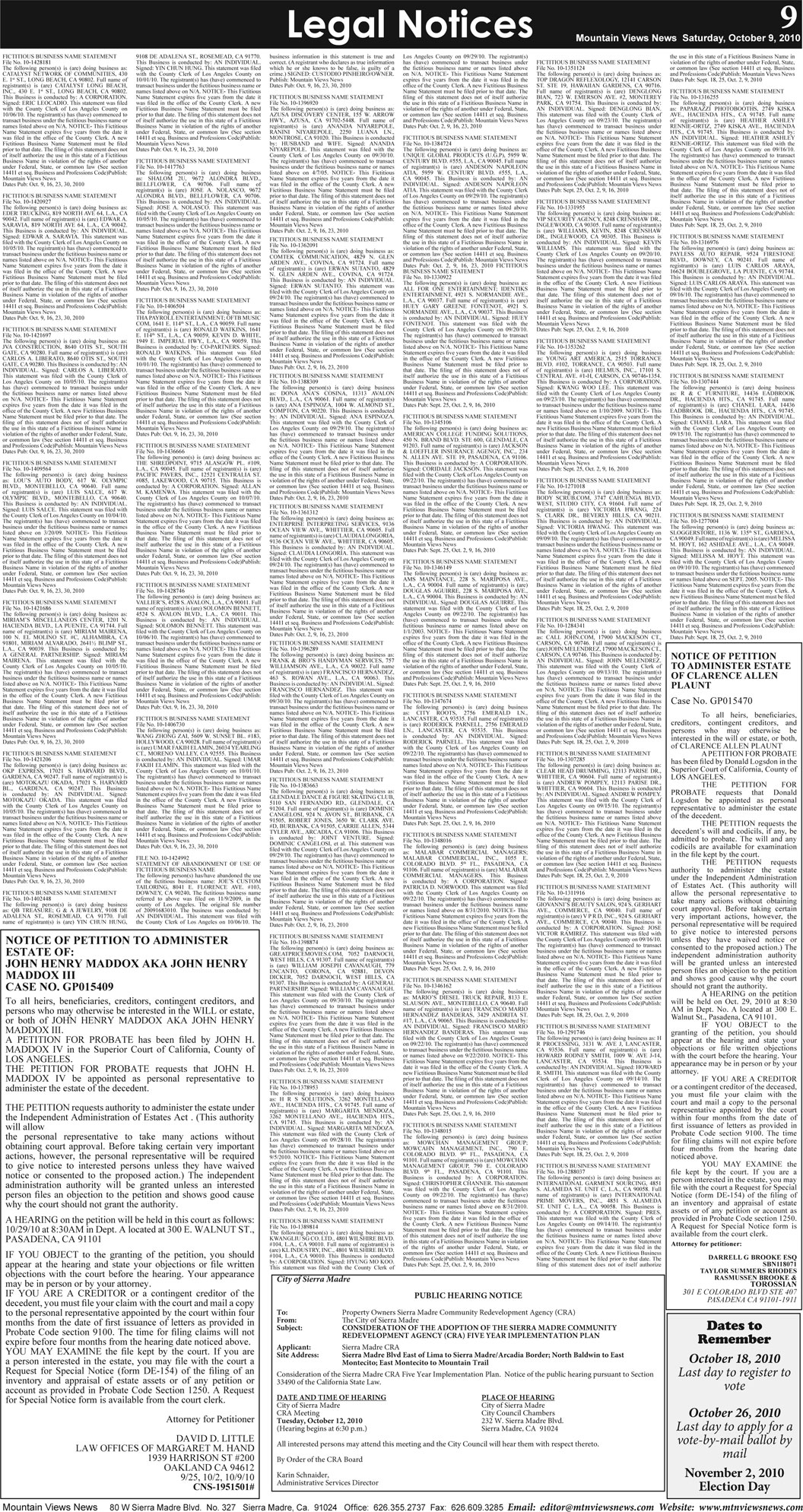 MVNews this week:  Page 9