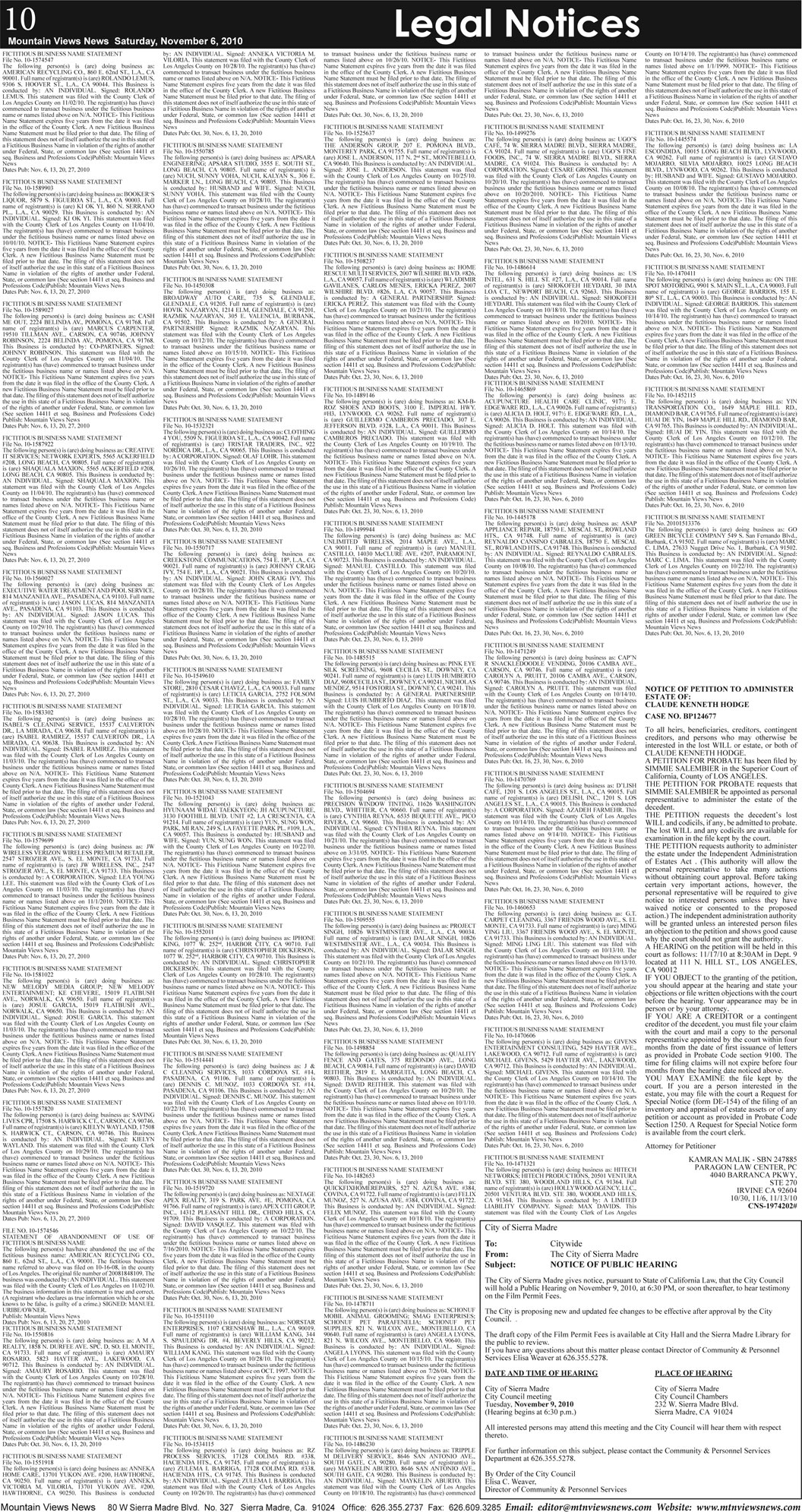 MVNews this week:  Page 10