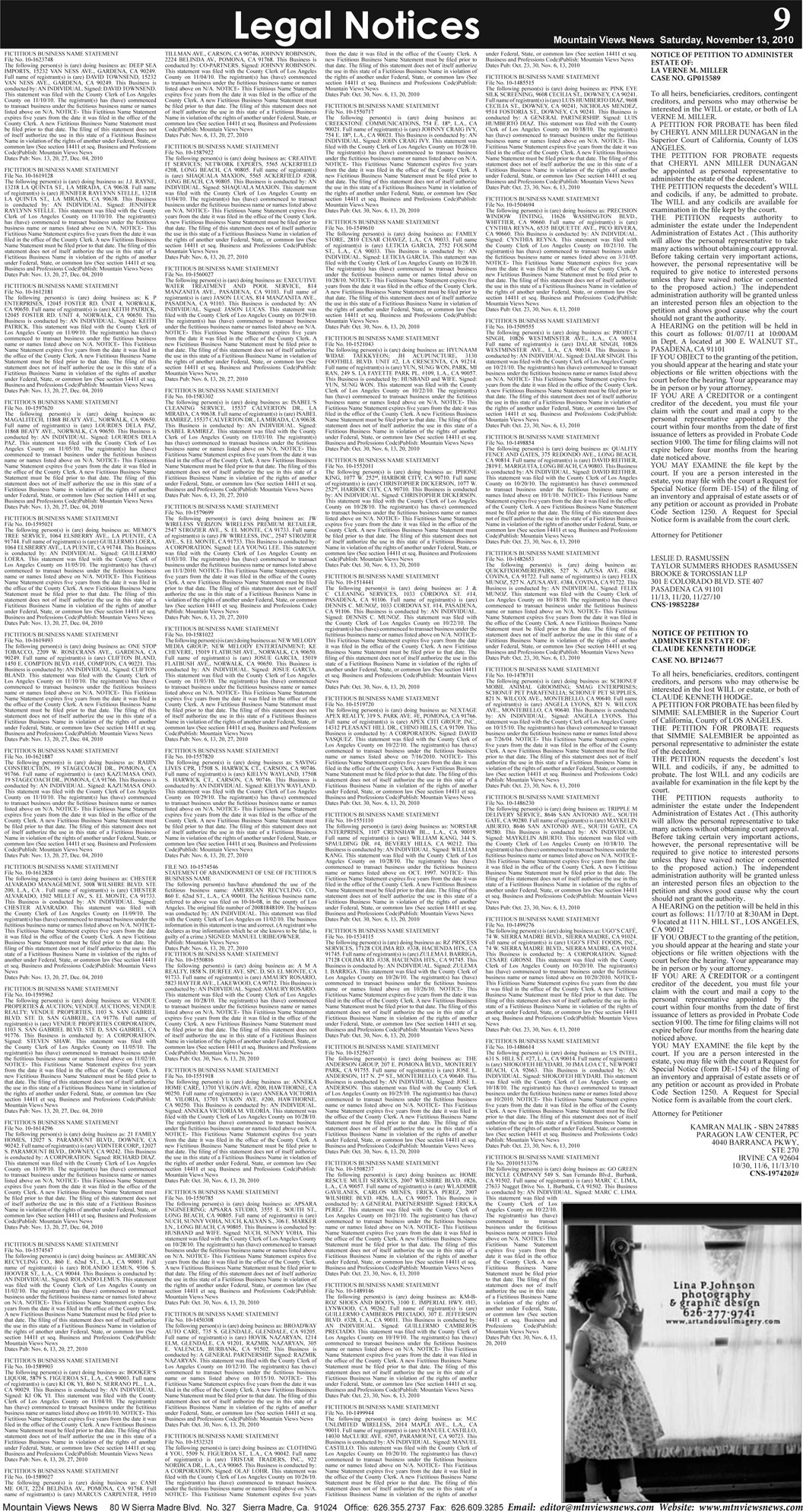 MVNews this week:  Page 9