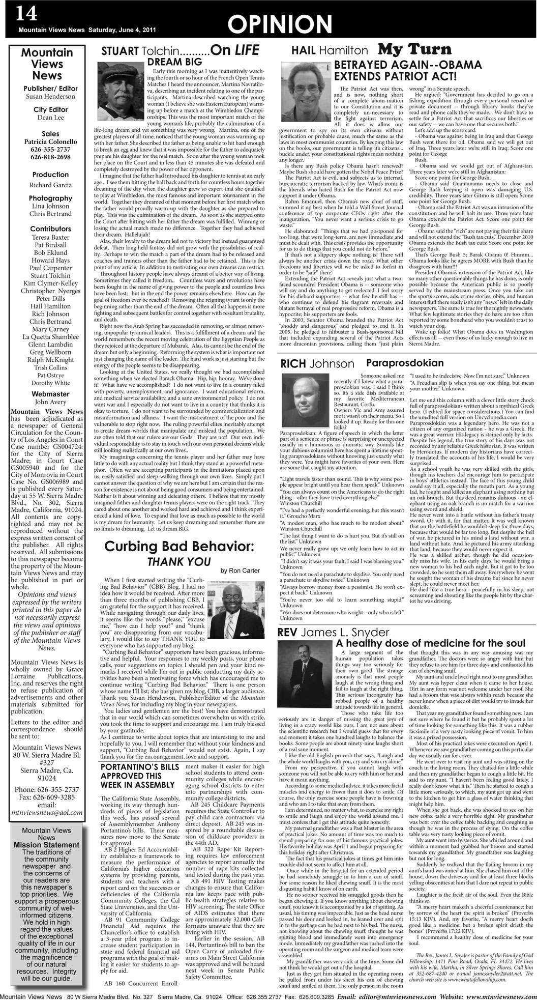 MVNews this week:  Page 14