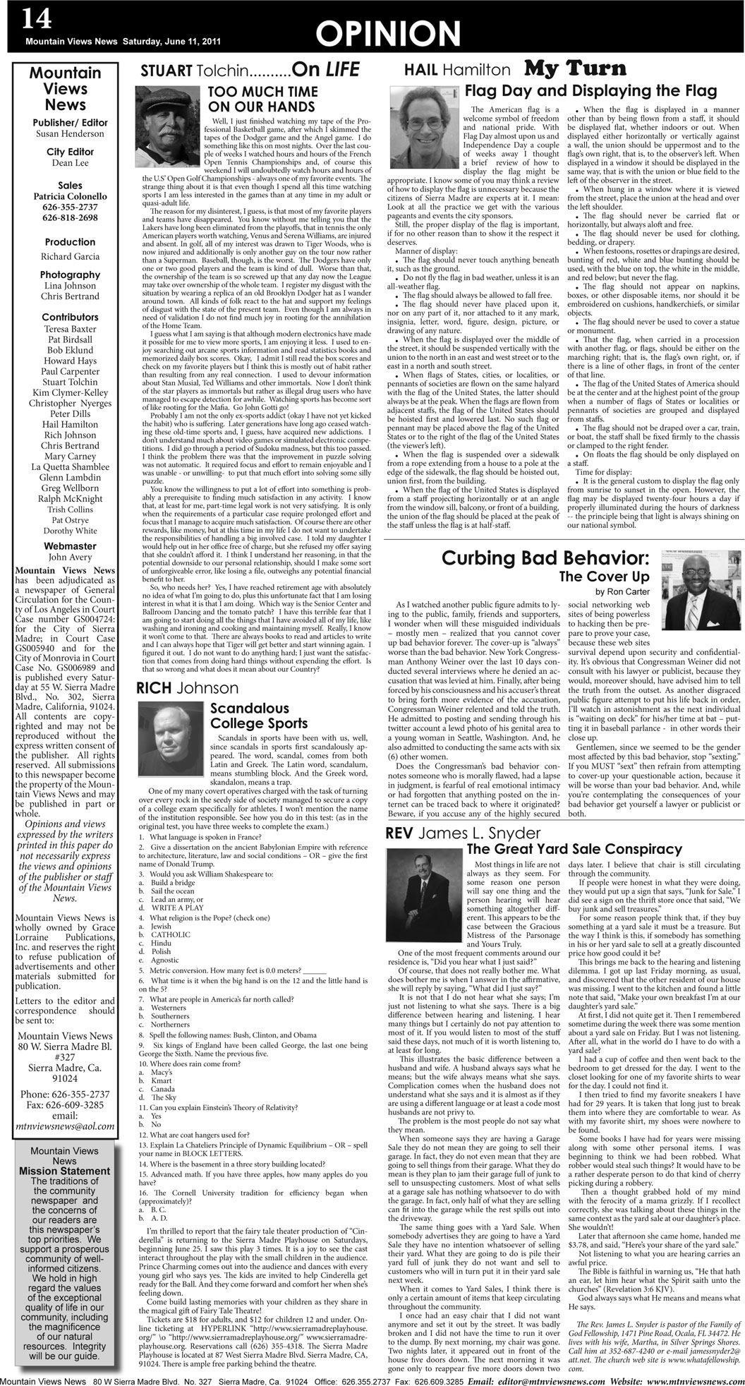 MVNews this week:  Page 14