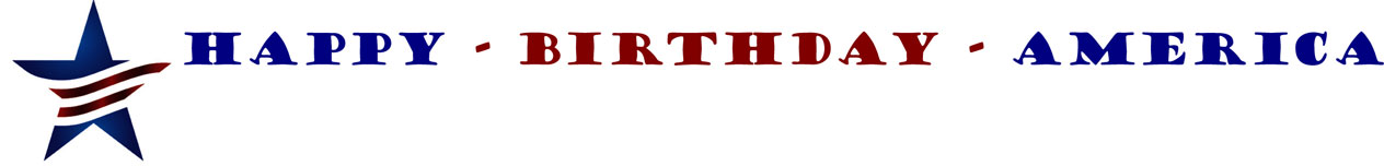 Happy Birthday America