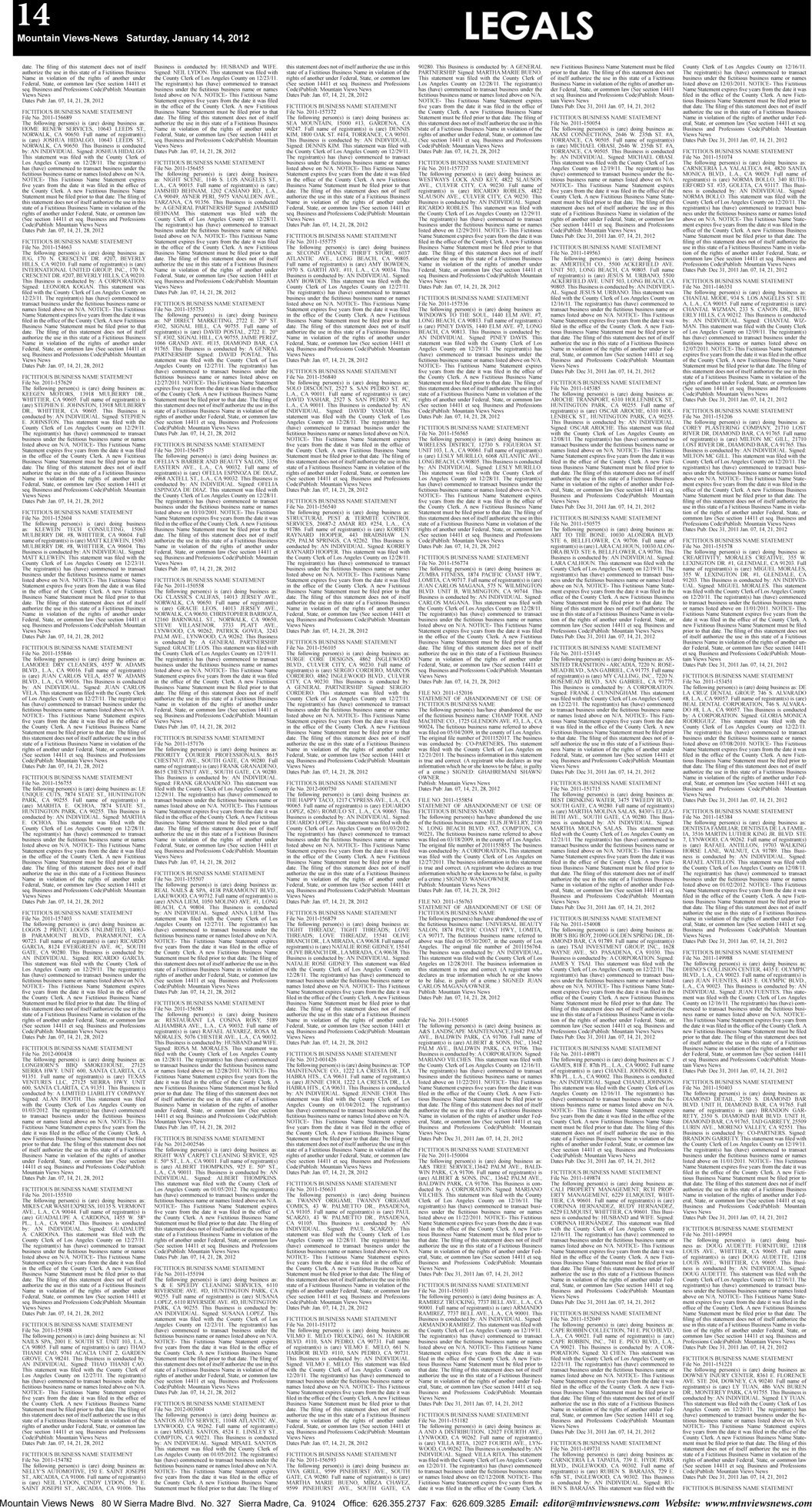 MVNews this week:  Page 14