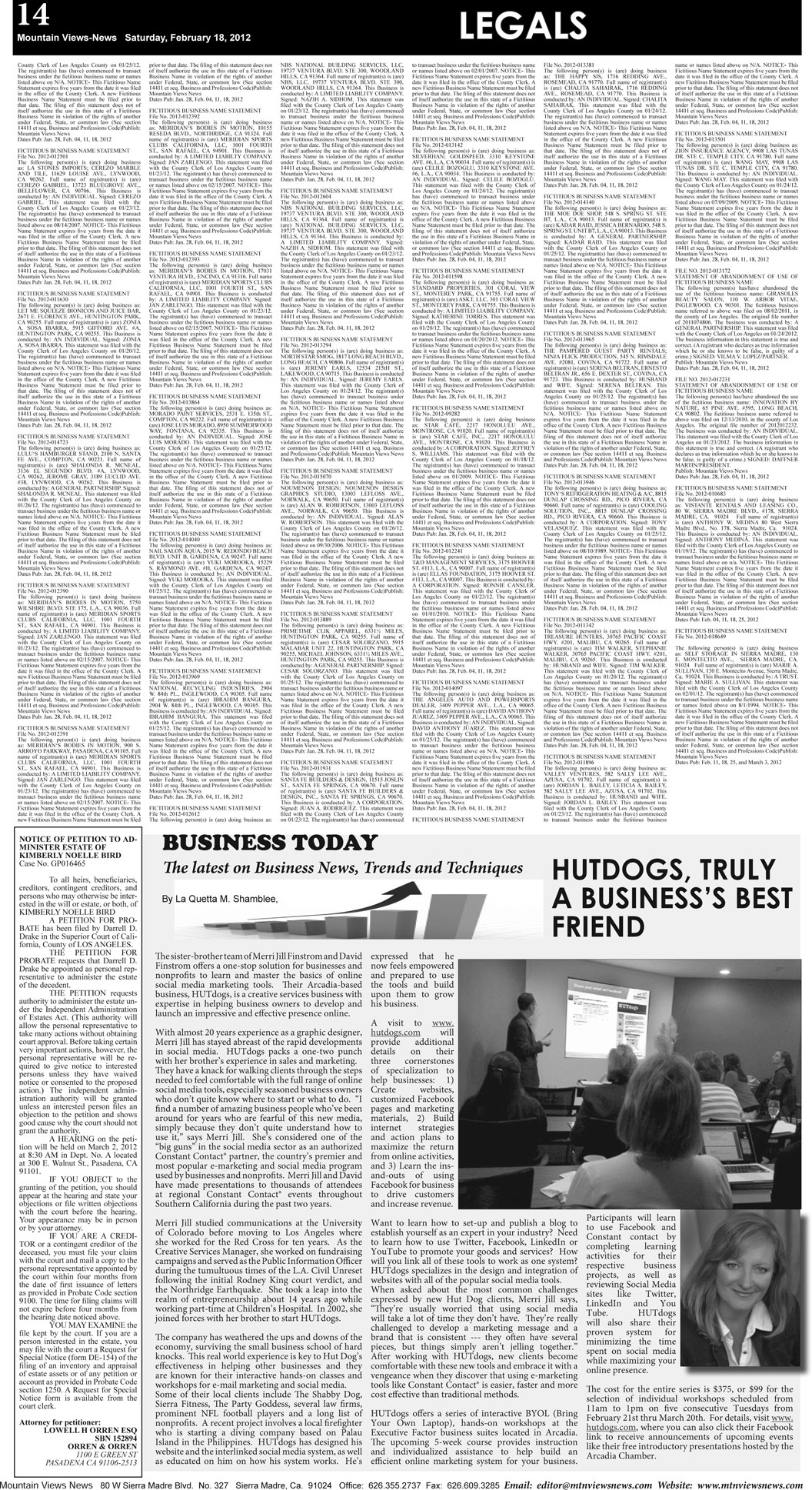 MVNews this week:  Page 14