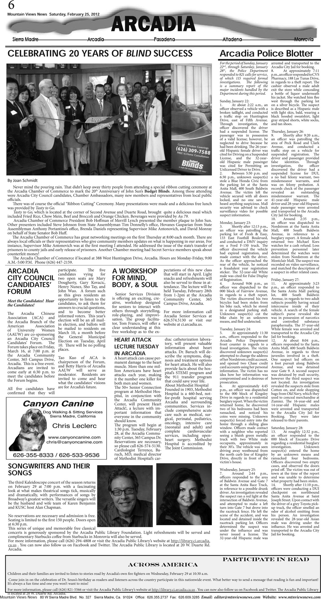 MVNews this week:  Page 6