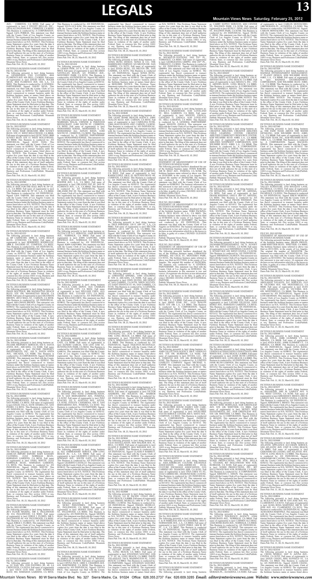 MVNews this week:  Page 13