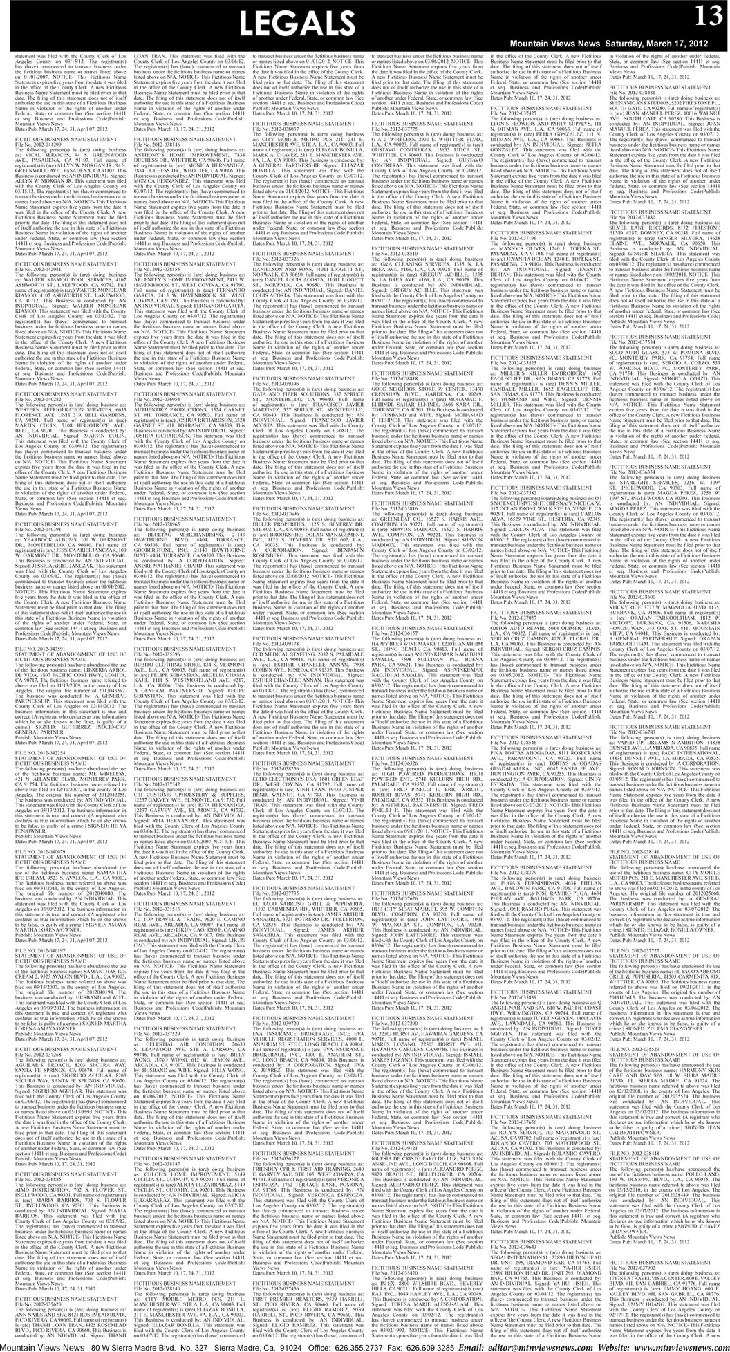 MVNews this week:  Page 13