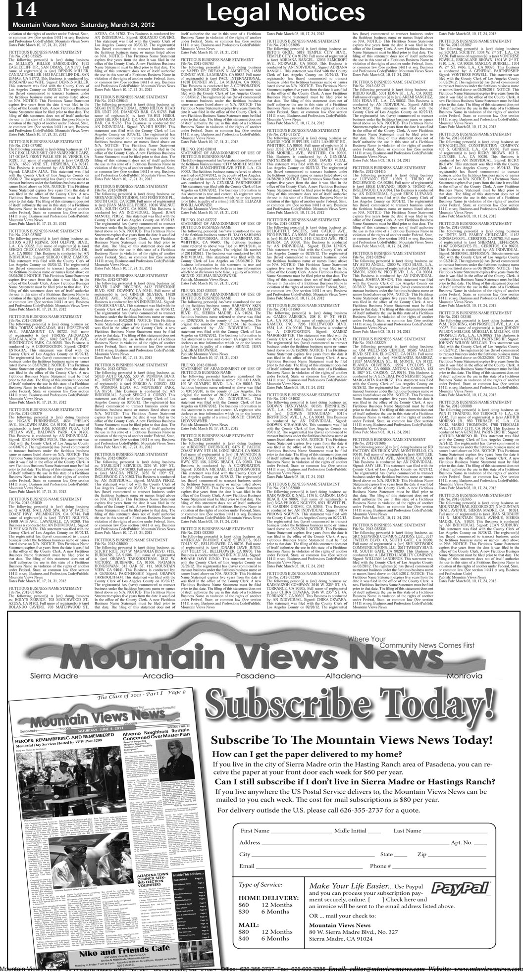 MVNews this week:  Page 14