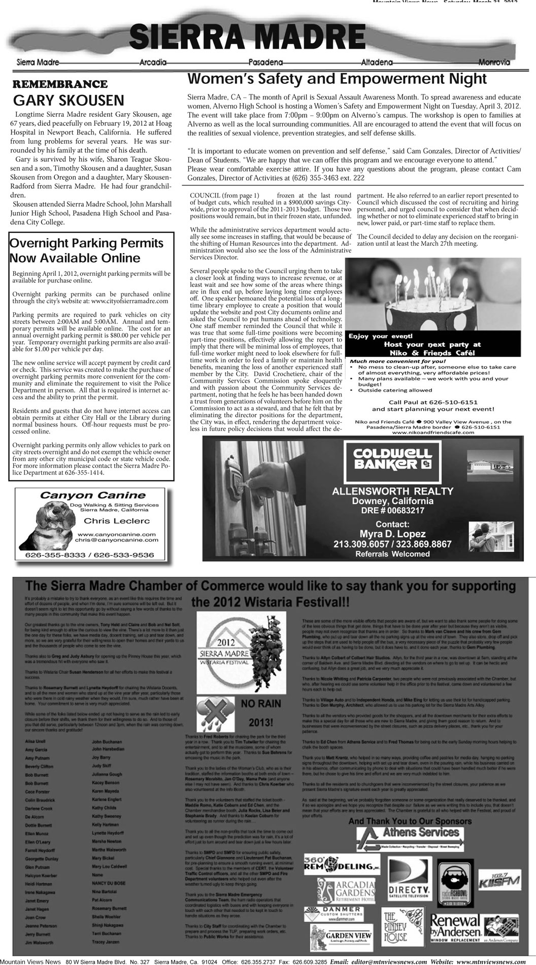 MVNews this week:  Page A-3