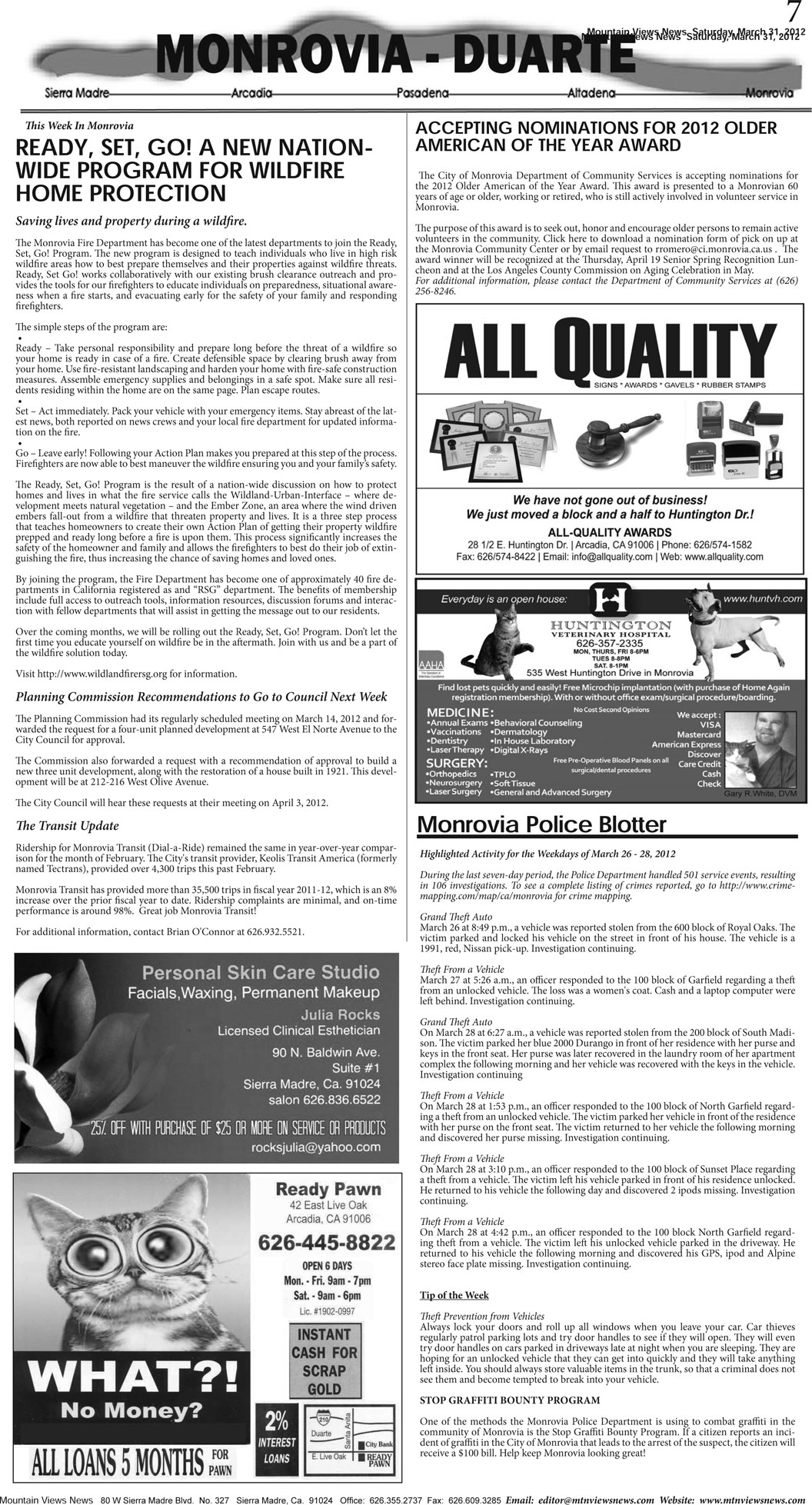 MVNews this week:  Page A-7