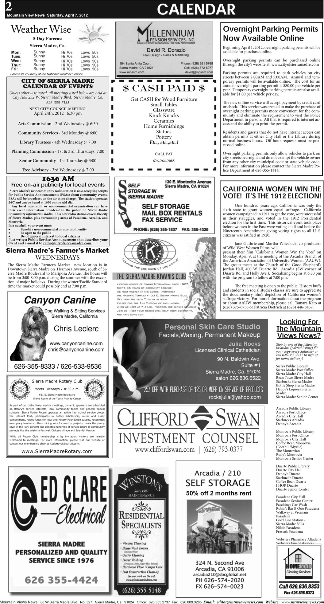 MVNews this week:  Page A-2