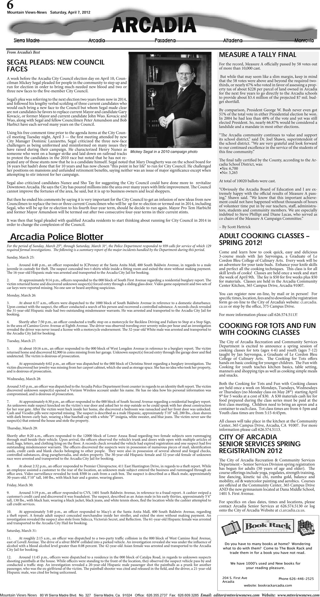 MVNews this week:  Page A-6