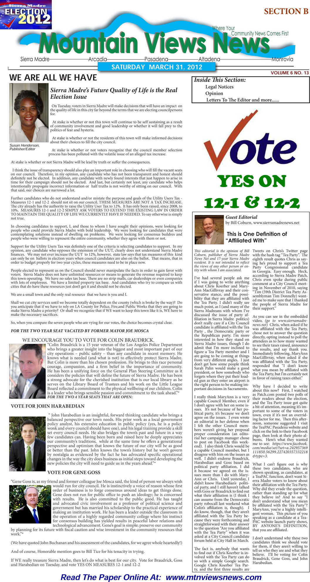 MVNews this week:  Page B-1