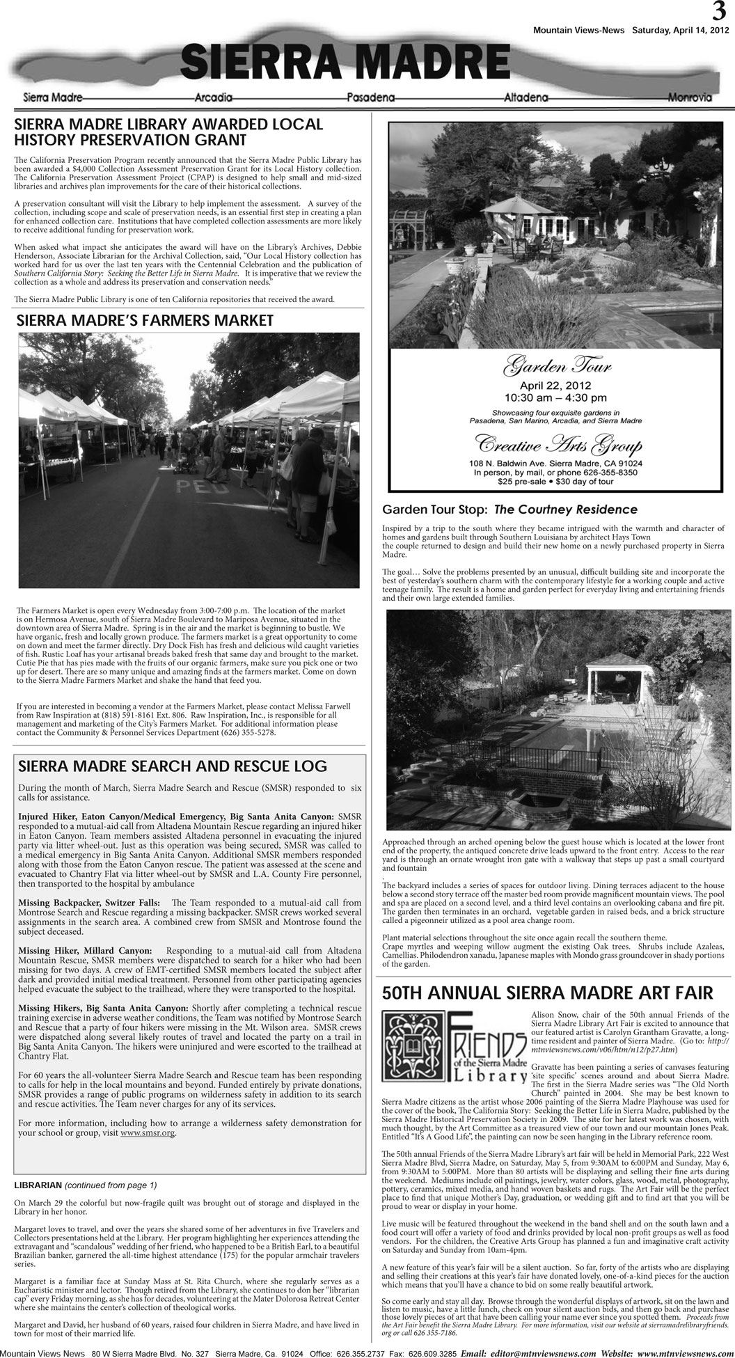 MVNews this week:  Page A-3
