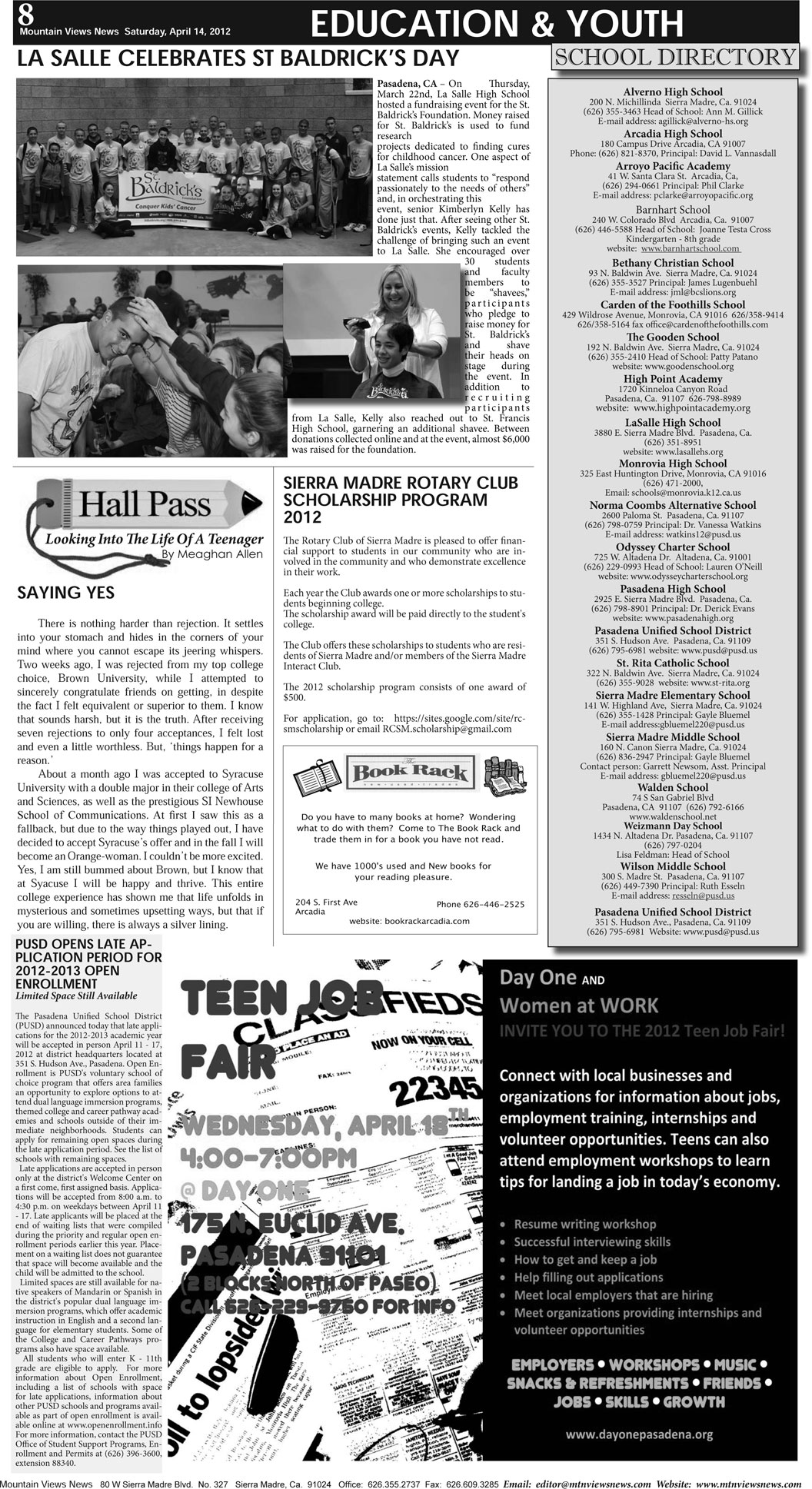 MVNews this week:  Page A-8