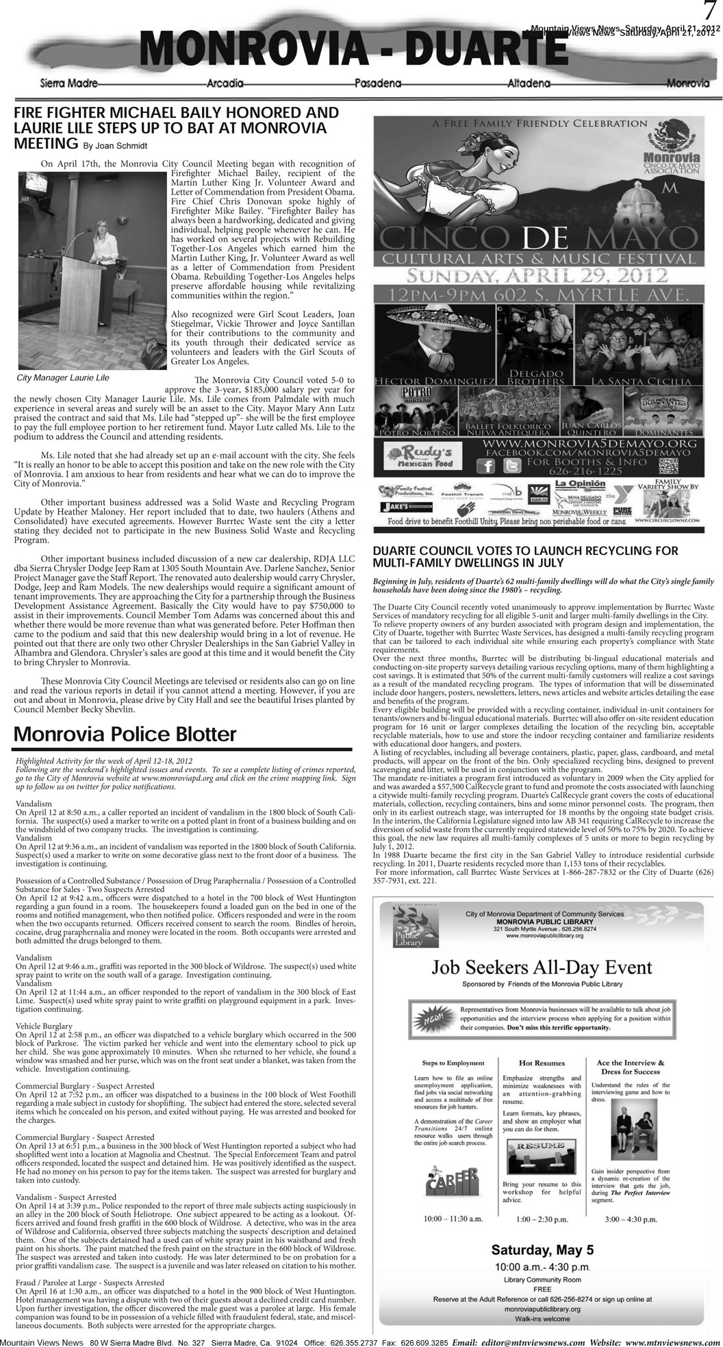 MVNews this week:  Page A-7