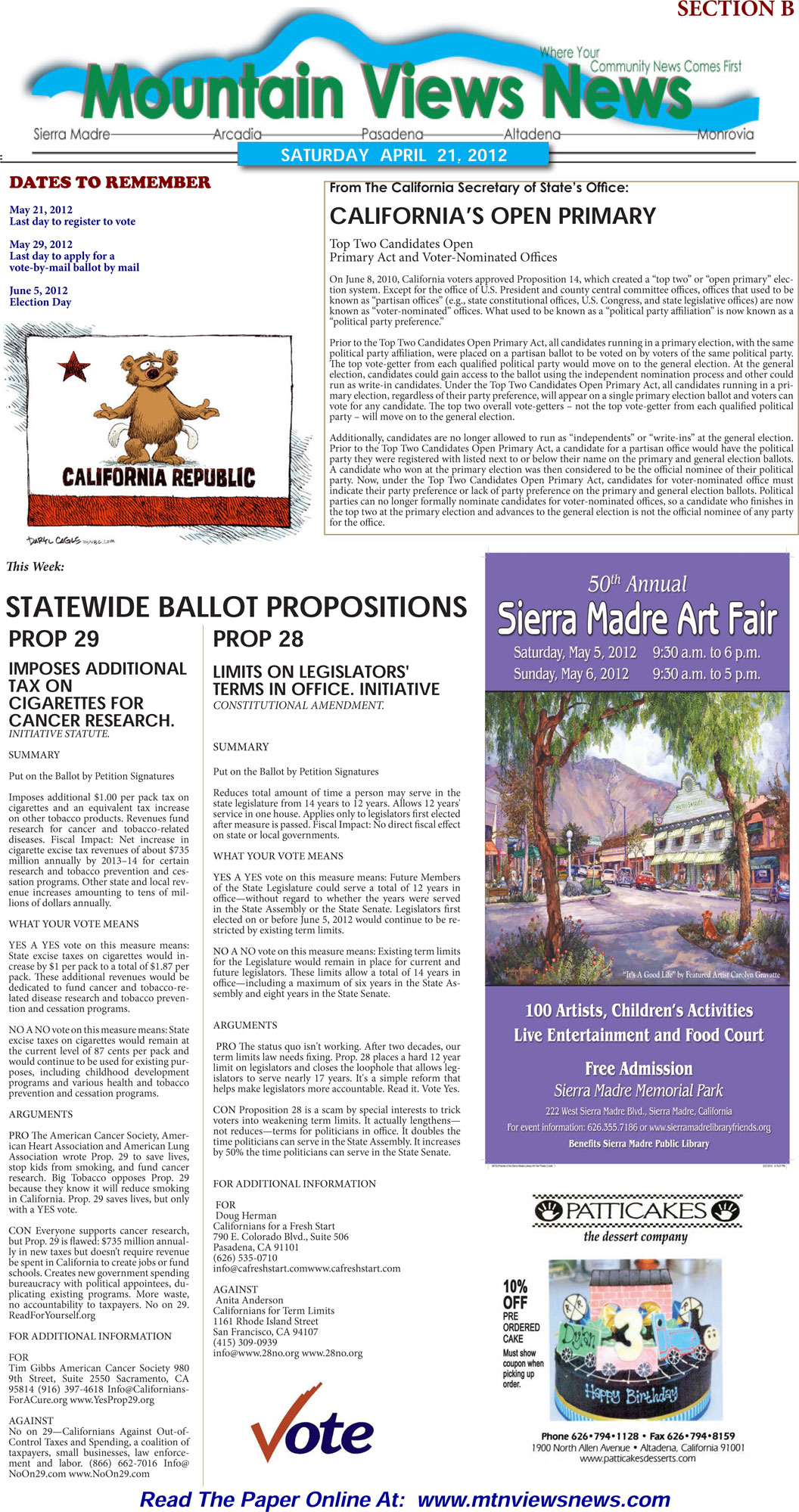 MVNews this week:  Page B-1