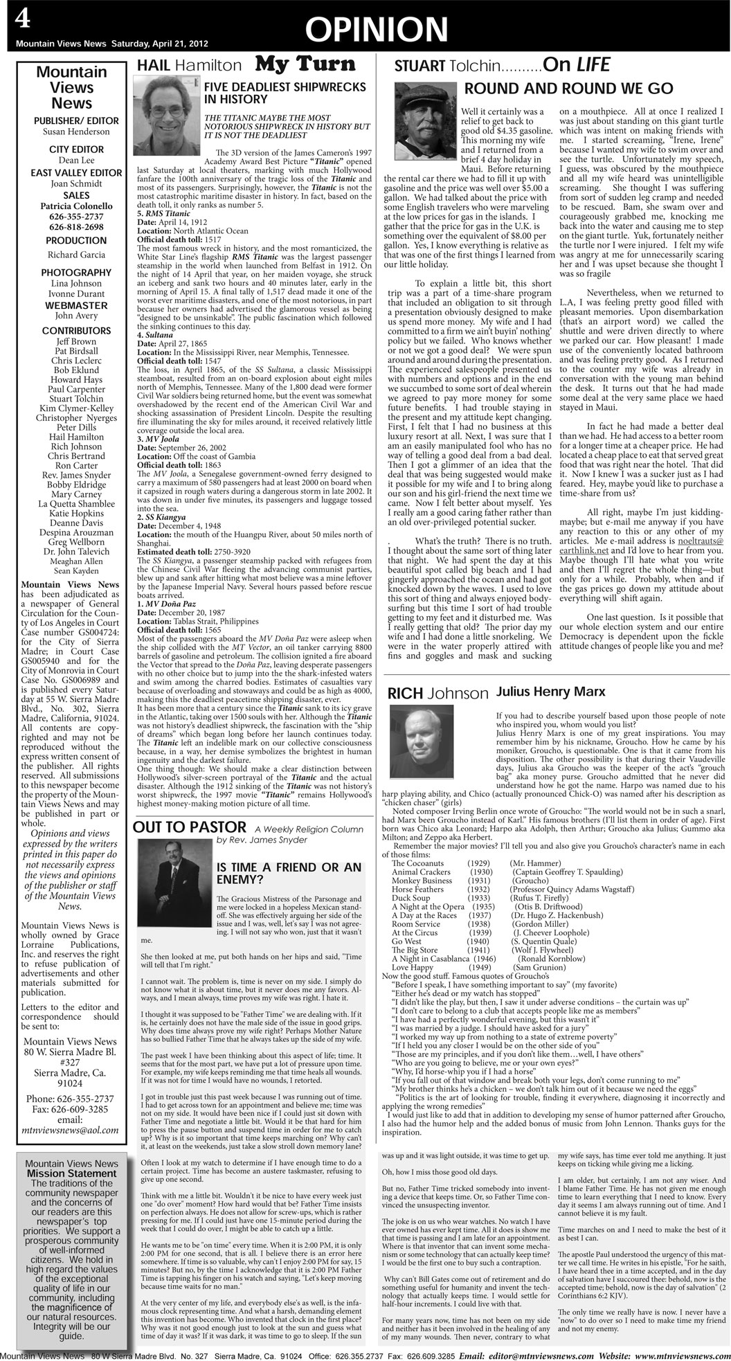 MVNews this week:  Page B-4